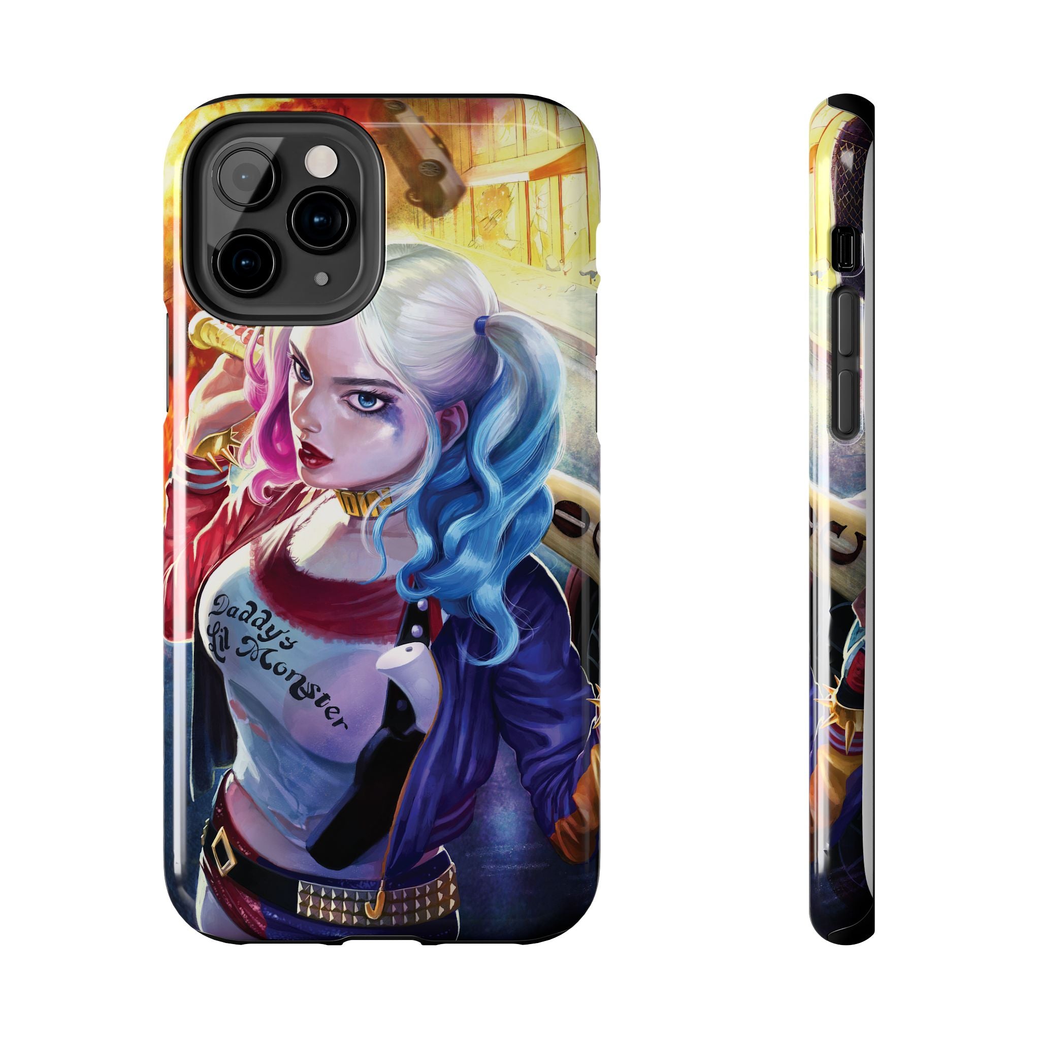 Harley Quinn Tough Phone Cases, Stylish Phone Protector for Women, Anime Style Mobile Cover, Unique Gift for Gamers, Pop Culture Accessories