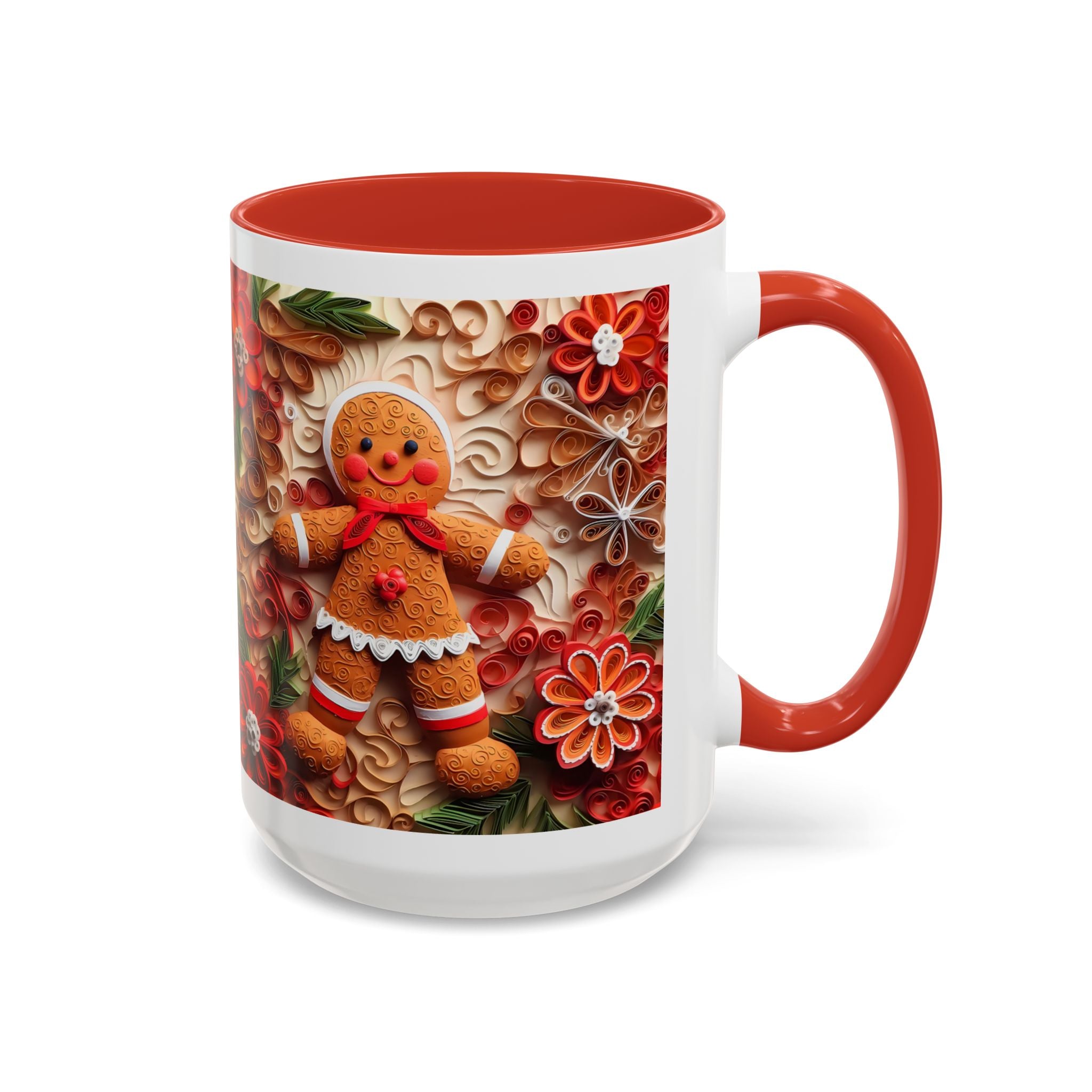 Gingerbread Christmas Coffee Mug, Festive Holiday Drinkware, Cute Gingerbread Man Mug, Winter Gift Idea, Coziness for Your Mornings