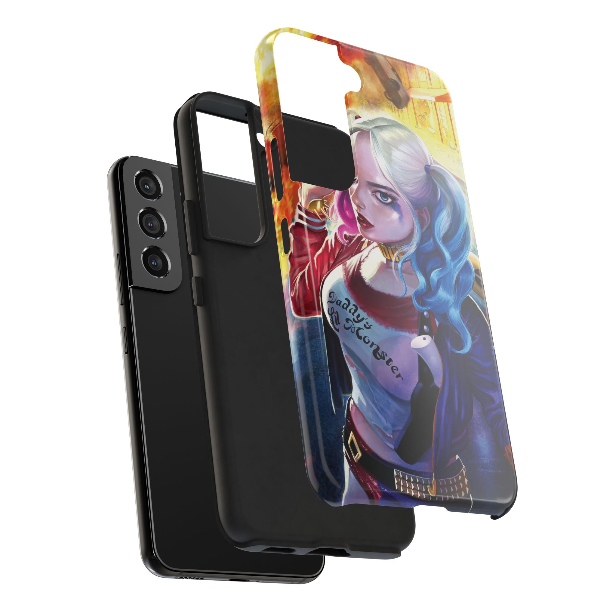 Harley Quinn Tough Phone Cases, Stylish Phone Protector for Women, Anime Style Mobile Cover, Unique Gift for Gamers, Pop Culture Accessories