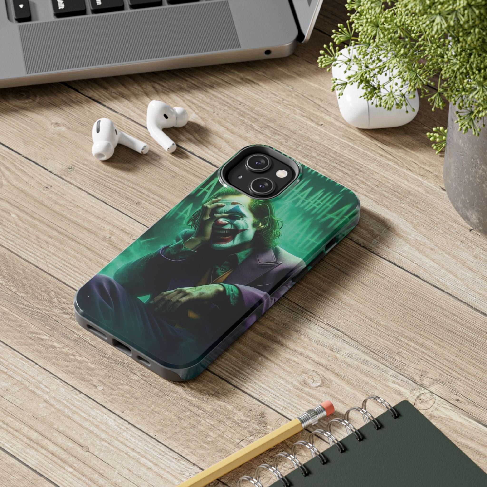 Joker Phone Cases, Tough Phone Cover, Customizable Phone Accessory, Unique Gift for Fans, Pop Culture Merchandise