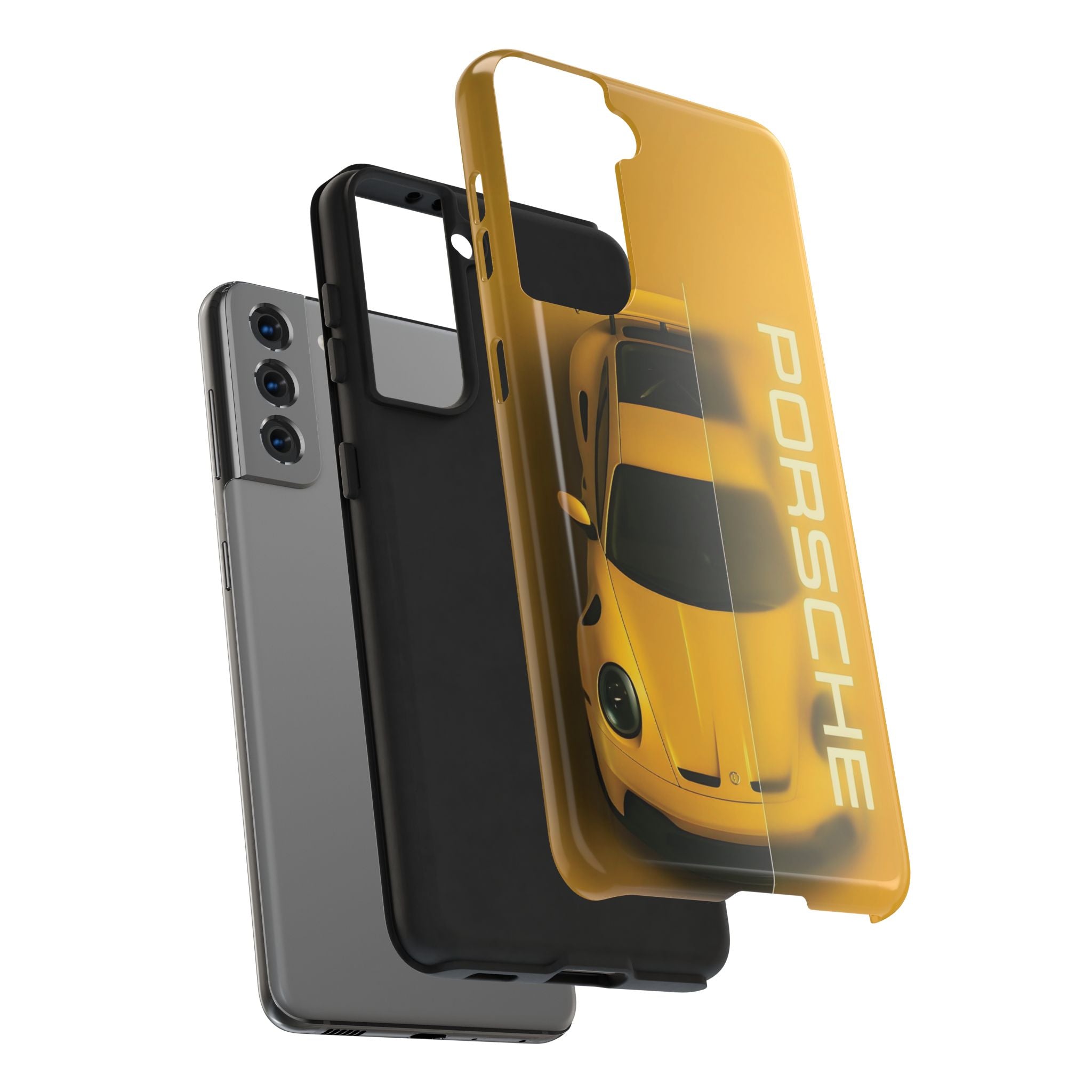 Stylish Car Lover's Phone Case, Durable Tough Phone Case, Gift for Car Enthusiasts, Porsche Design Case, Unique Auto Accessory