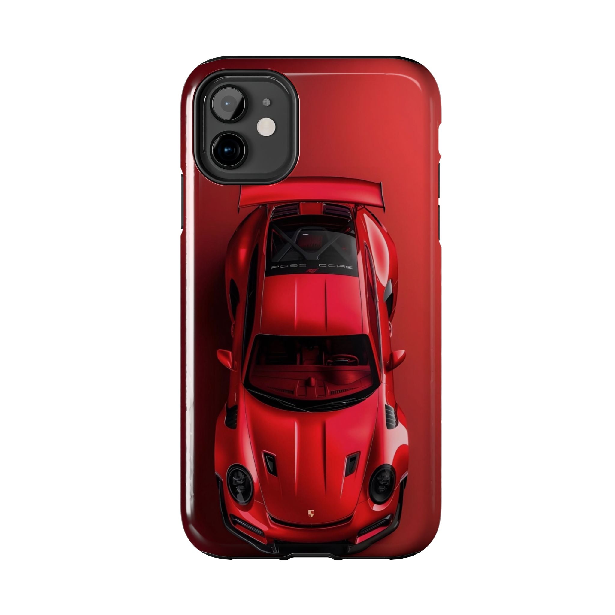 Sleek Sports Car Phone Cases for Automotive Enthusiasts, Durable Phone Covers, Car Lover Gifts, Stylish Tech Accessories, Red Racing Design