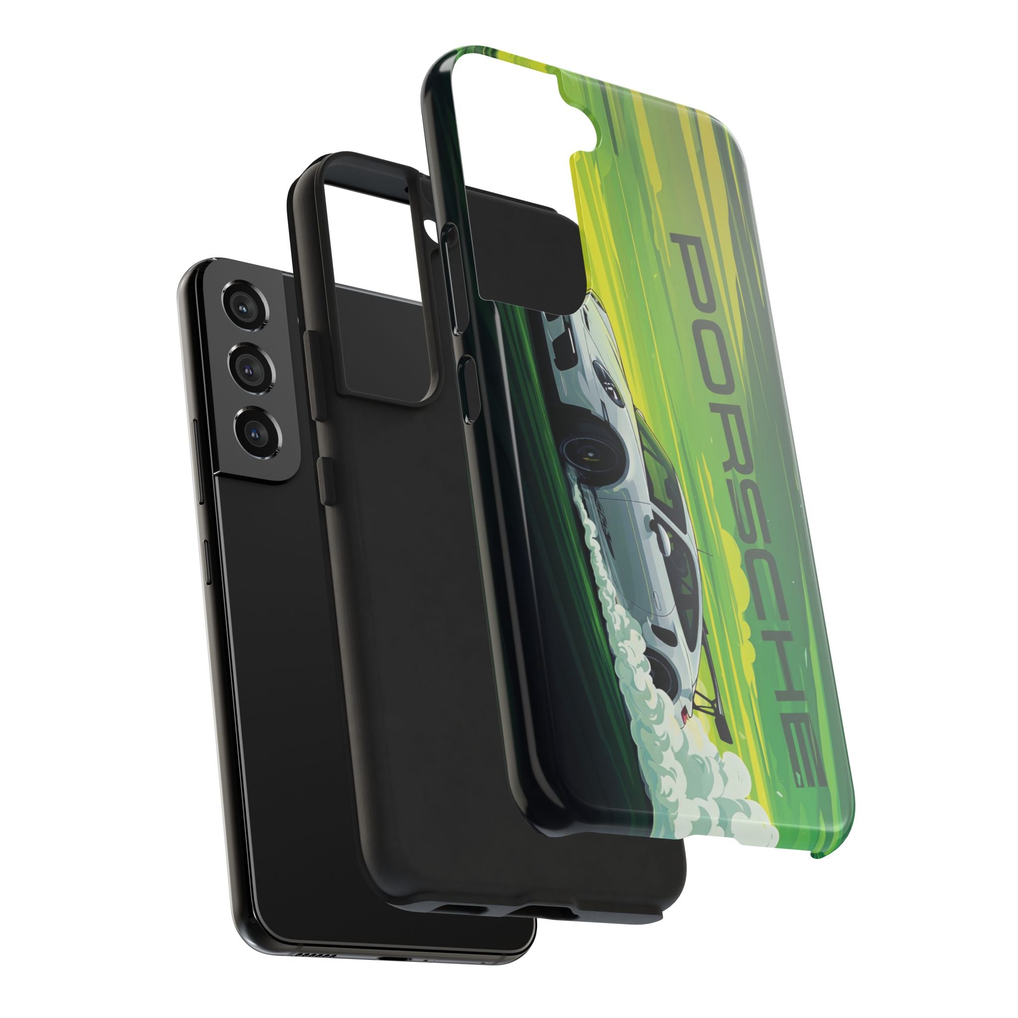 Porsche Tough Phone Cases, Luxury Car Accessories, Durable Phone Cover, Auto Enthusiast Gift, Sports Car Merchandise