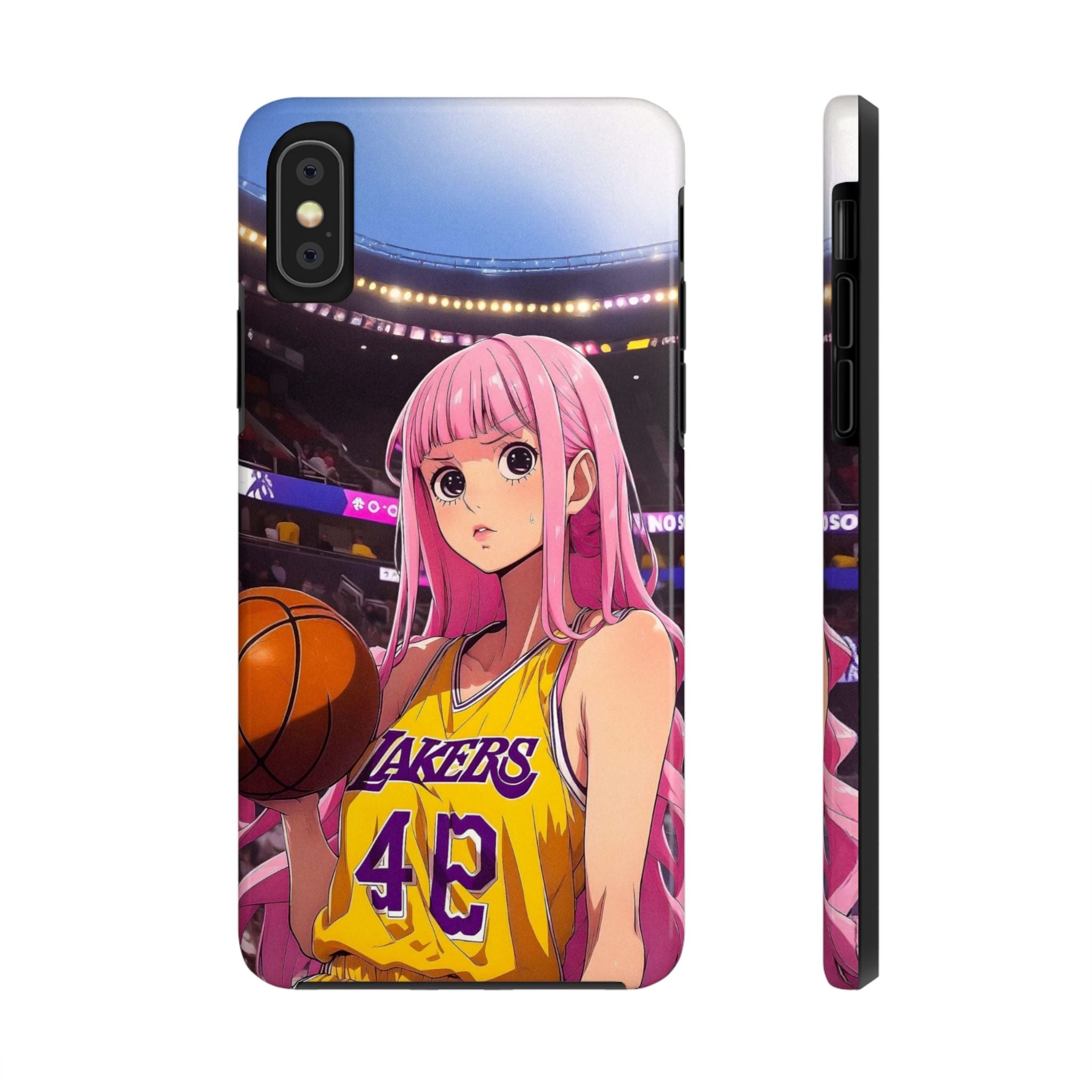 Sporty Anime Phone Cases - Tough Protection, Unique Basketball Design, Gift for Fans, Durable Soft Case, Perfect for Sports Lovers