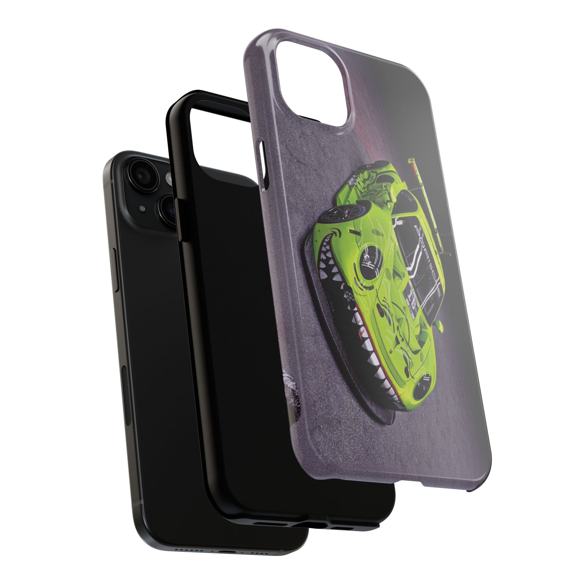 Vibrant Racing Phone Cases, Tough Car Protection, Gift for Car Lovers, Personalized Auto-Themed Accessories, Unique Tech Gifts