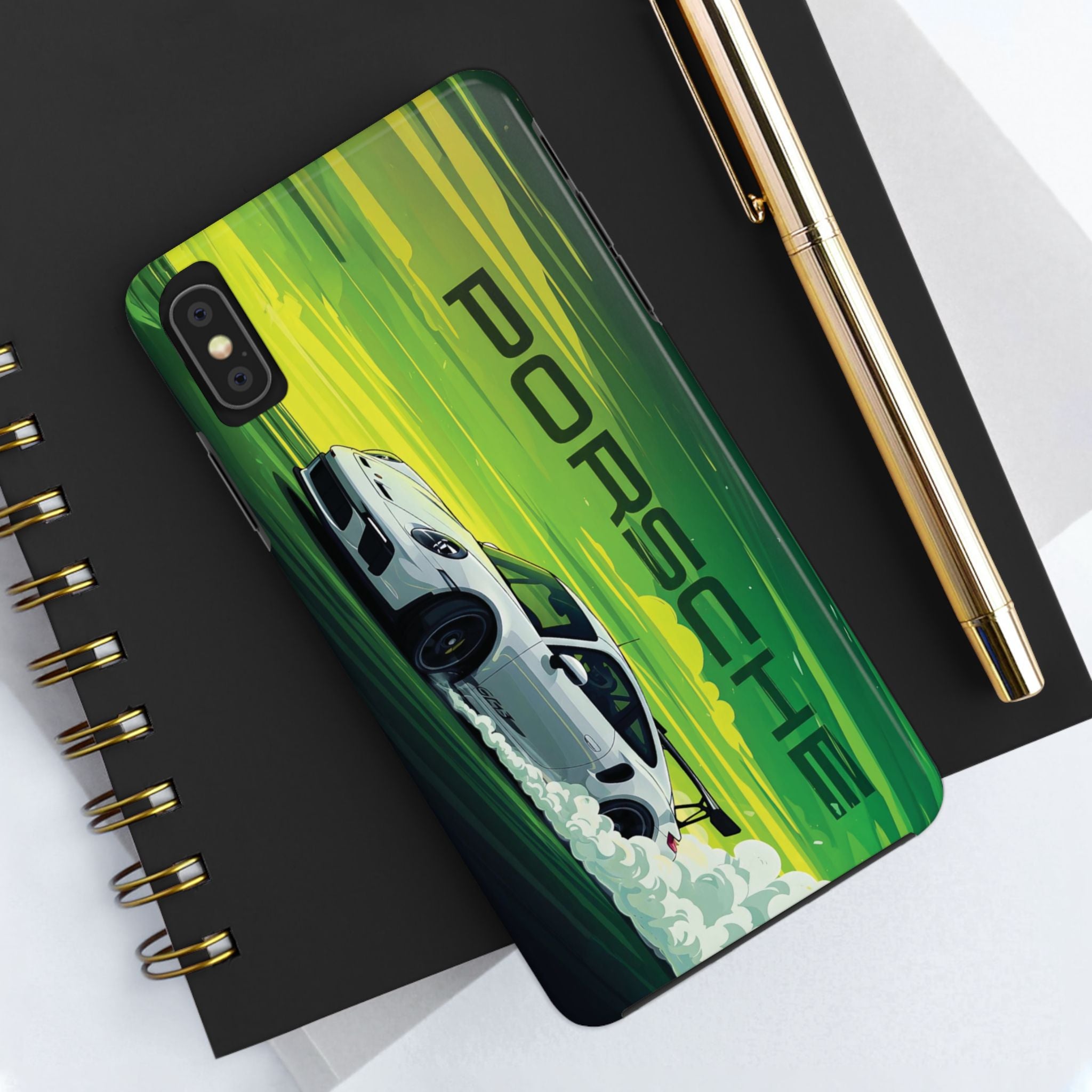 Porsche Tough Phone Cases, Luxury Car Accessories, Durable Phone Cover, Auto Enthusiast Gift, Sports Car Merchandise