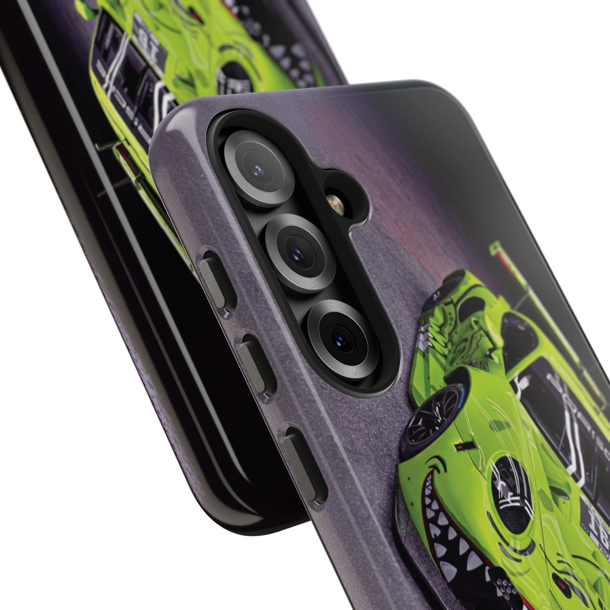 Vibrant Racing Phone Cases, Tough Car Protection, Gift for Car Lovers, Personalized Auto-Themed Accessories, Unique Tech Gifts