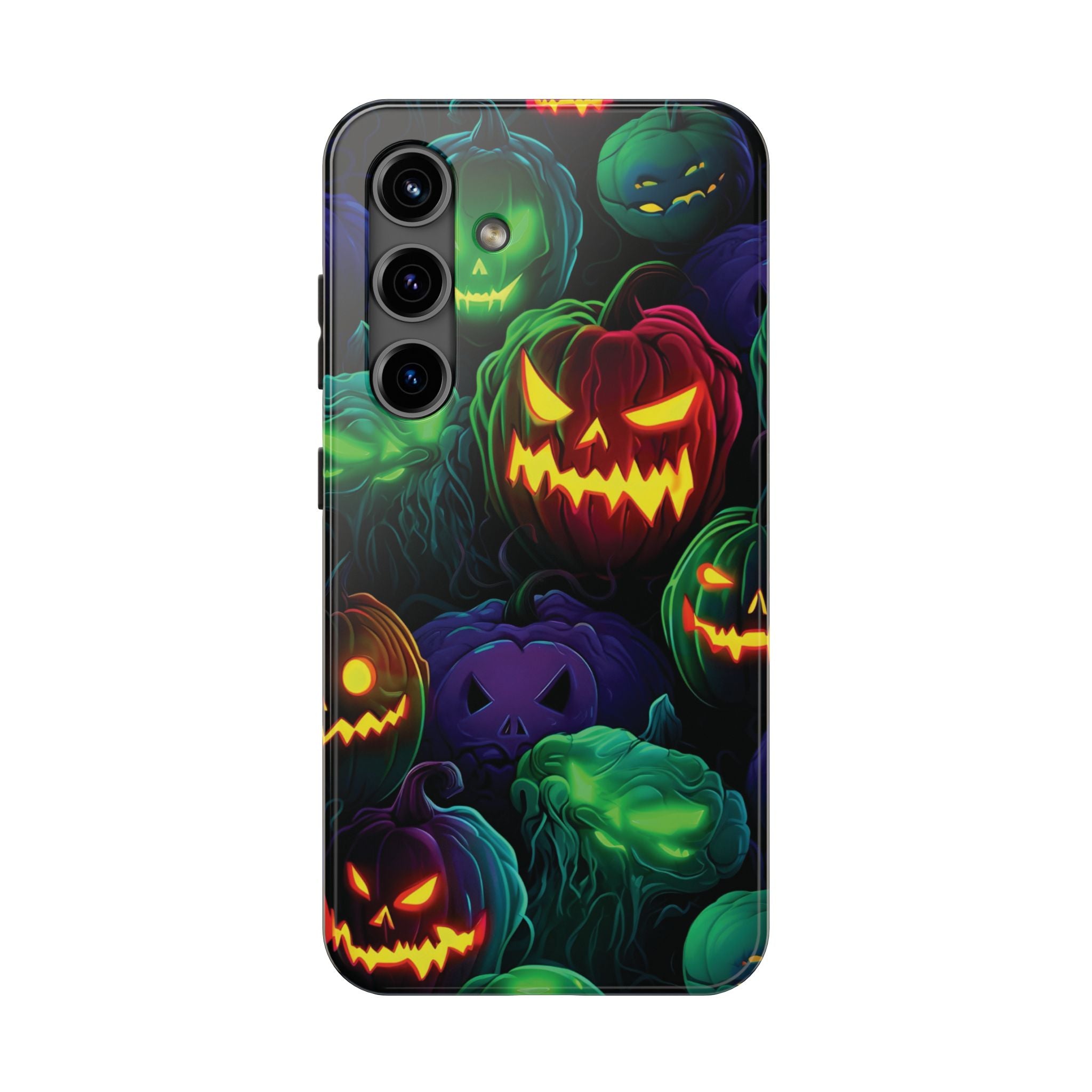 Halloween Pumpkin Phone Case, Spooky Fall Accessory, Tough Phone Cover, Halloween Gift, Pumpkin Decor