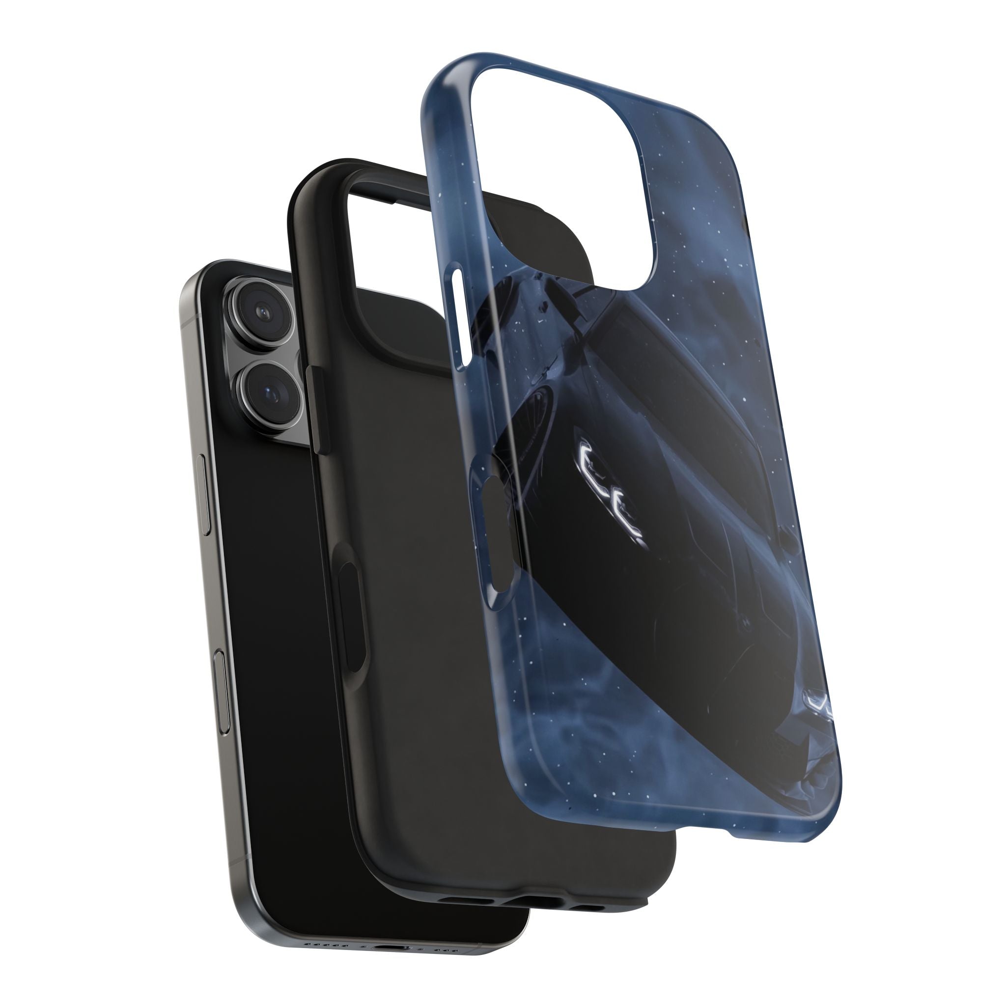 Car Enthusiast Phone Case | Tough Phone Cases, Car Lover Gift, Durable Cover, Automotive Accessories, Black Car Design