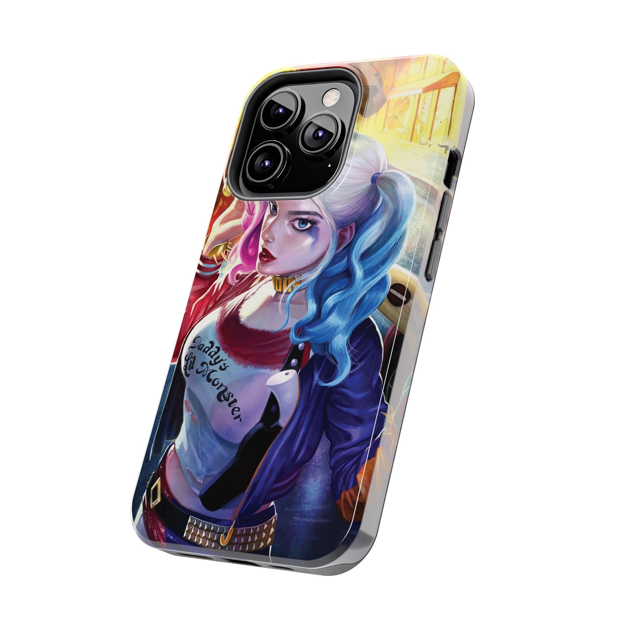 Harley Quinn Tough Phone Cases, Stylish Phone Protector for Women, Anime Style Mobile Cover, Unique Gift for Gamers, Pop Culture Accessories