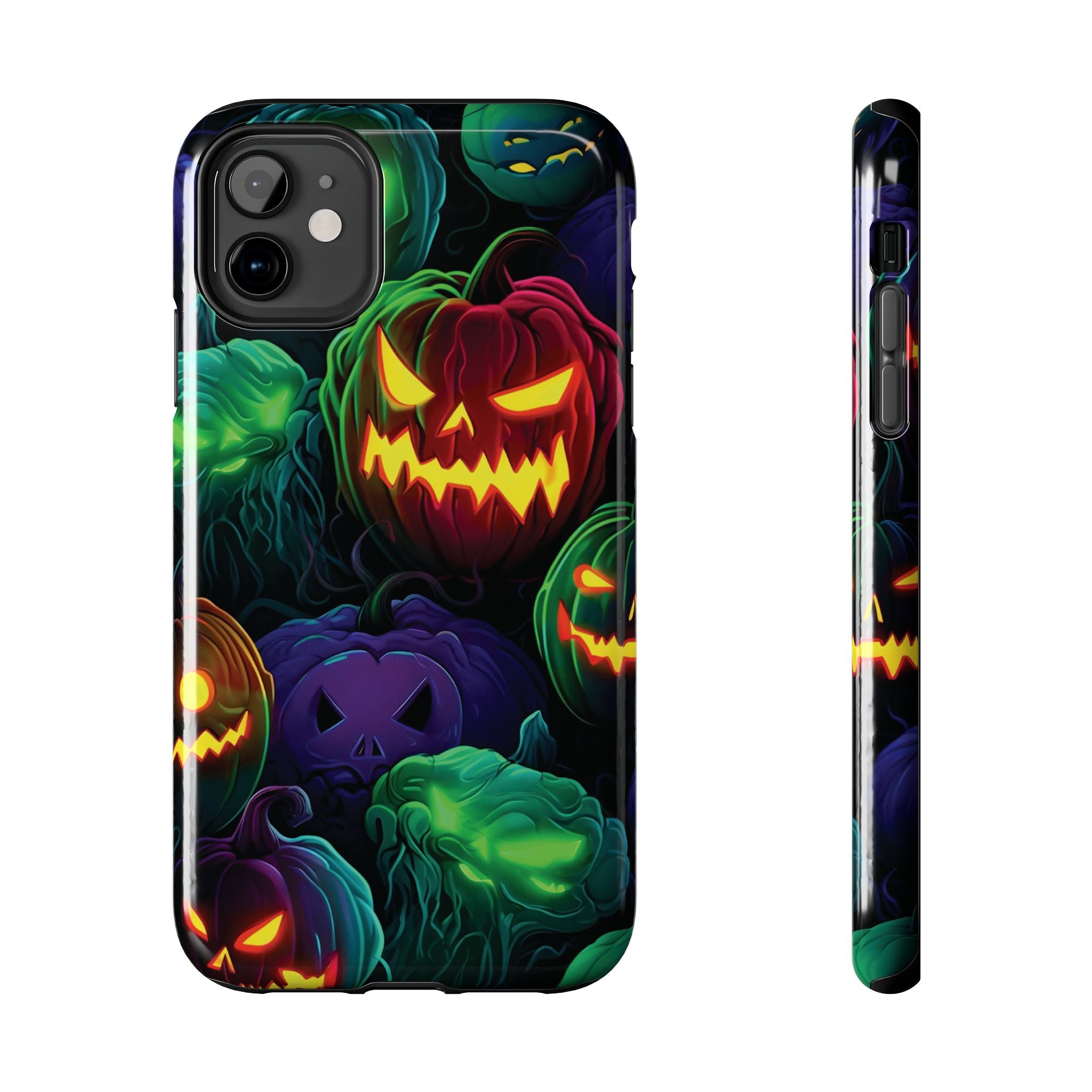 Halloween Pumpkin Phone Case, Spooky Fall Accessory, Tough Phone Cover, Halloween Gift, Pumpkin Decor