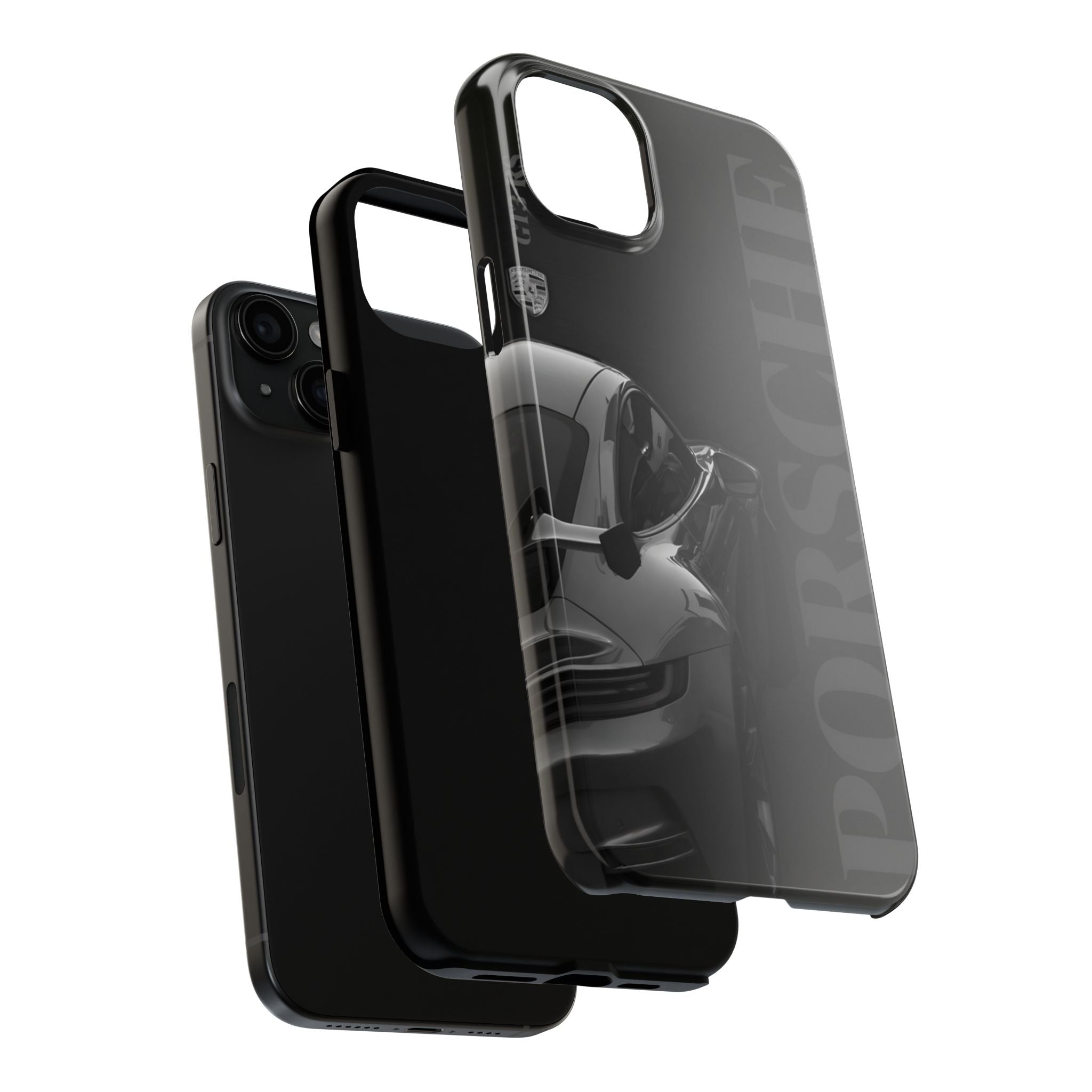 Sleek Automotive Phone Cases for Car Lovers, Stylish Protective Case, Porsche-Inspired Design, Gifts for Him, Unique Accessories