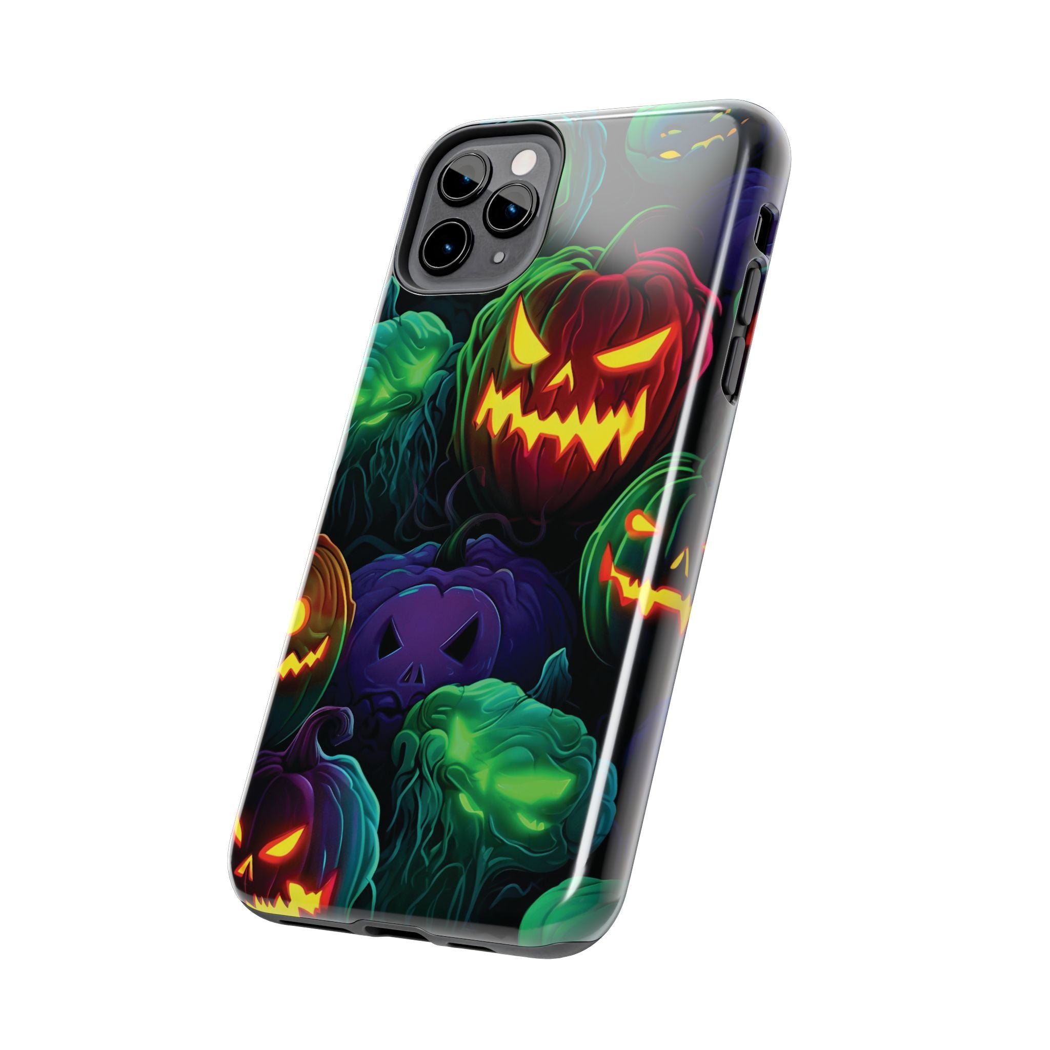 Halloween Pumpkin Phone Case, Spooky Fall Accessory, Tough Phone Cover, Halloween Gift, Pumpkin Decor