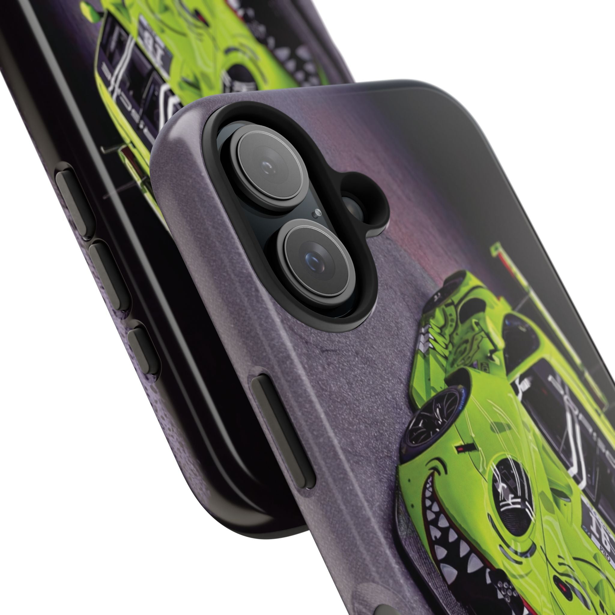 Vibrant Racing Phone Cases, Tough Car Protection, Gift for Car Lovers, Personalized Auto-Themed Accessories, Unique Tech Gifts
