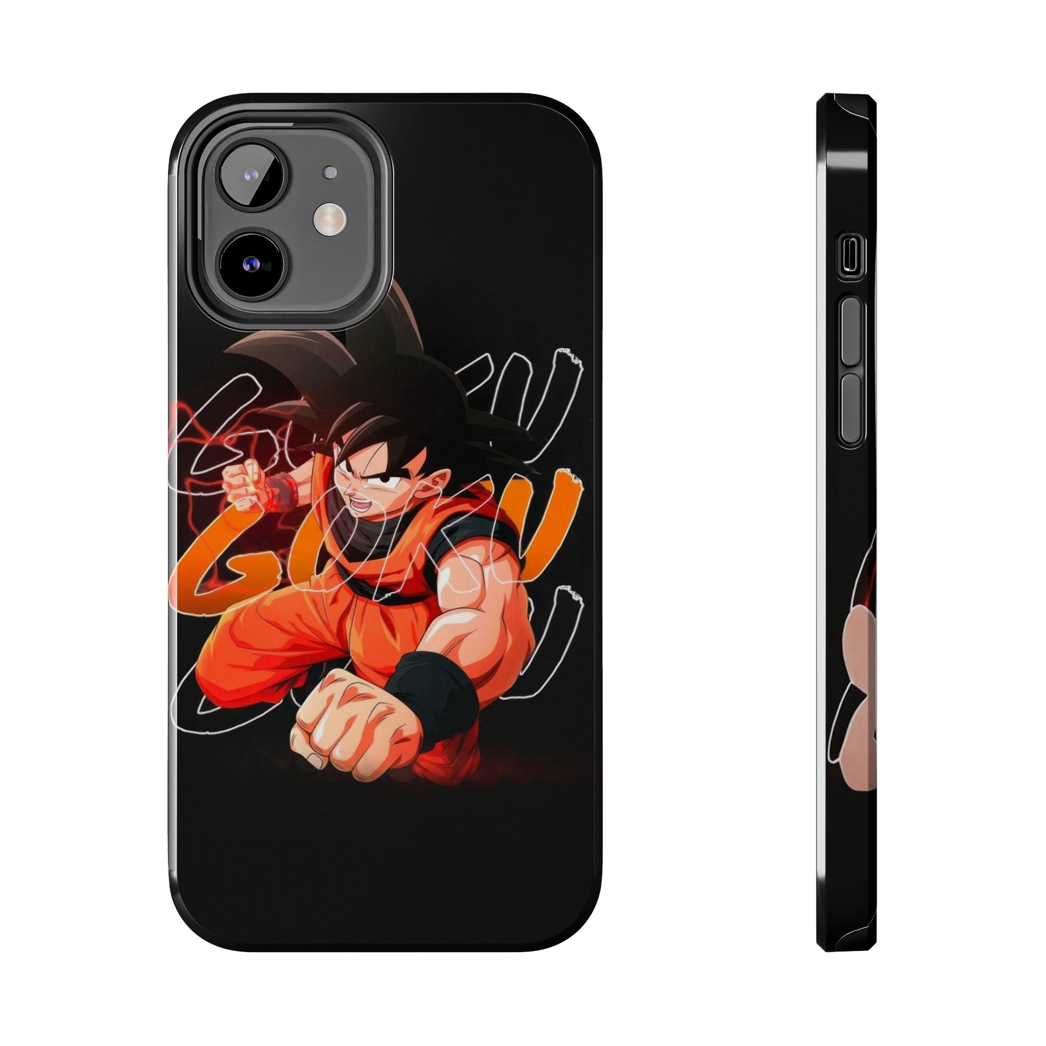 Anime Tough Phone Cases, Goku Strength Case, Durable Phone Cover, Gaming Phone Accessory, Cartoon Phone Case, Gift for Fans