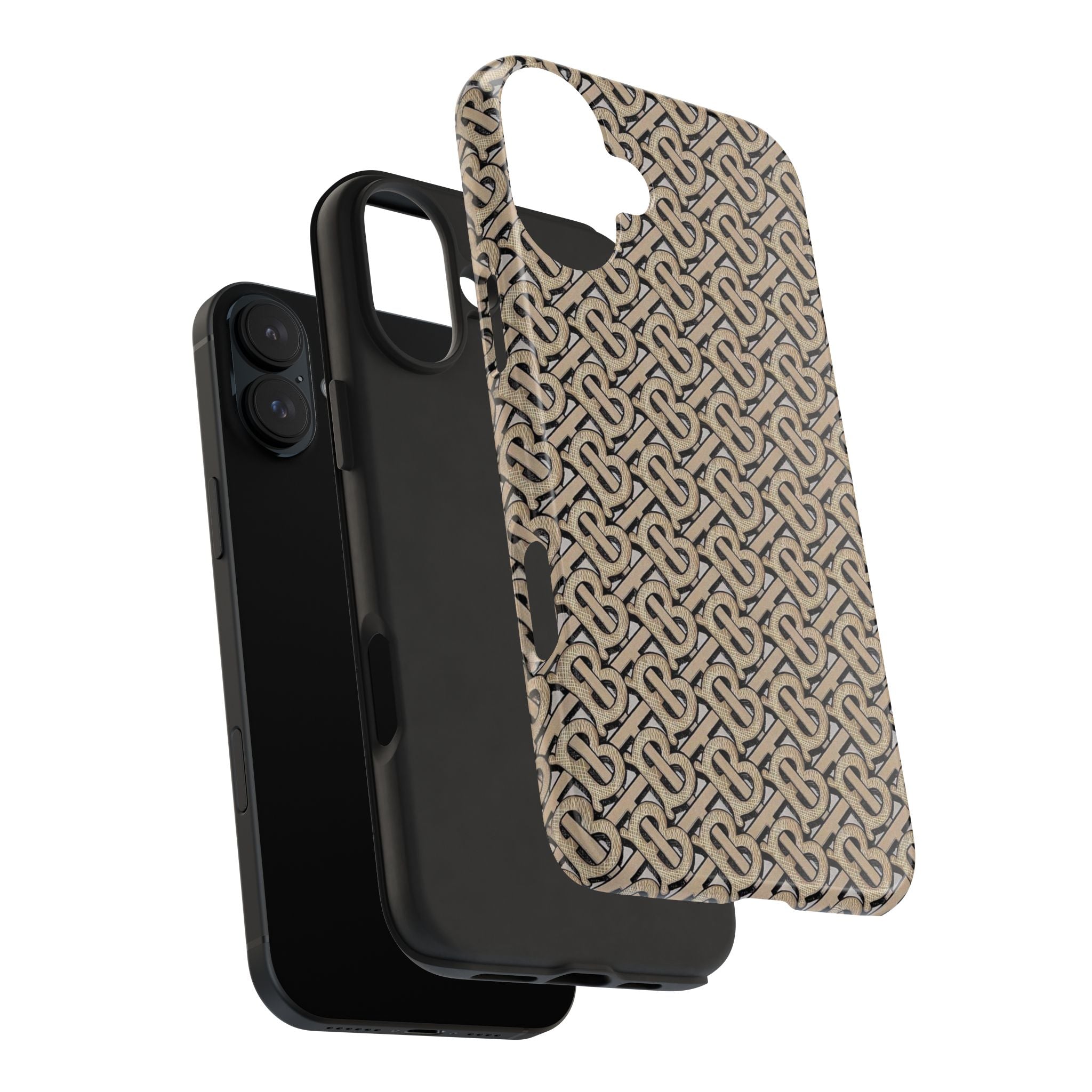 Elegant Interwoven Pattern Tough Phone Cases, Stylish Phone Covers, Durable Cases for Everyday Adventures, Gift for Phone Lovers