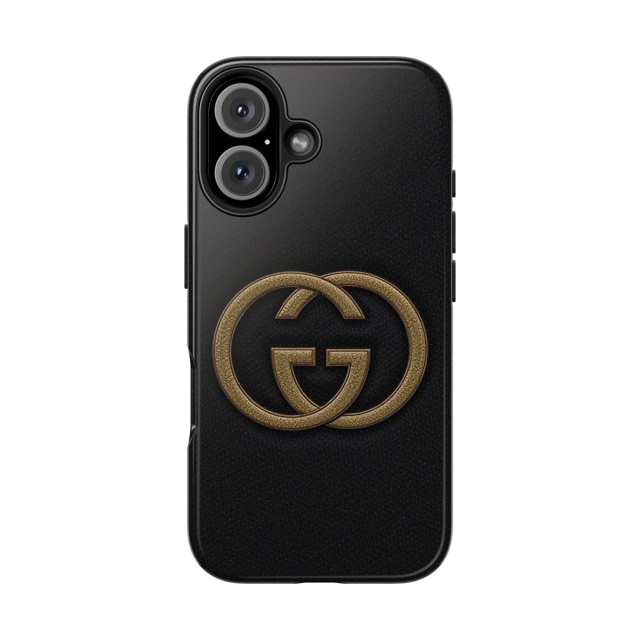 Stylish Tough Phone Cases with Elegant Logo, Durable Protection, Fashion Accessory, Smartphone Cases, Gift for Her or Him