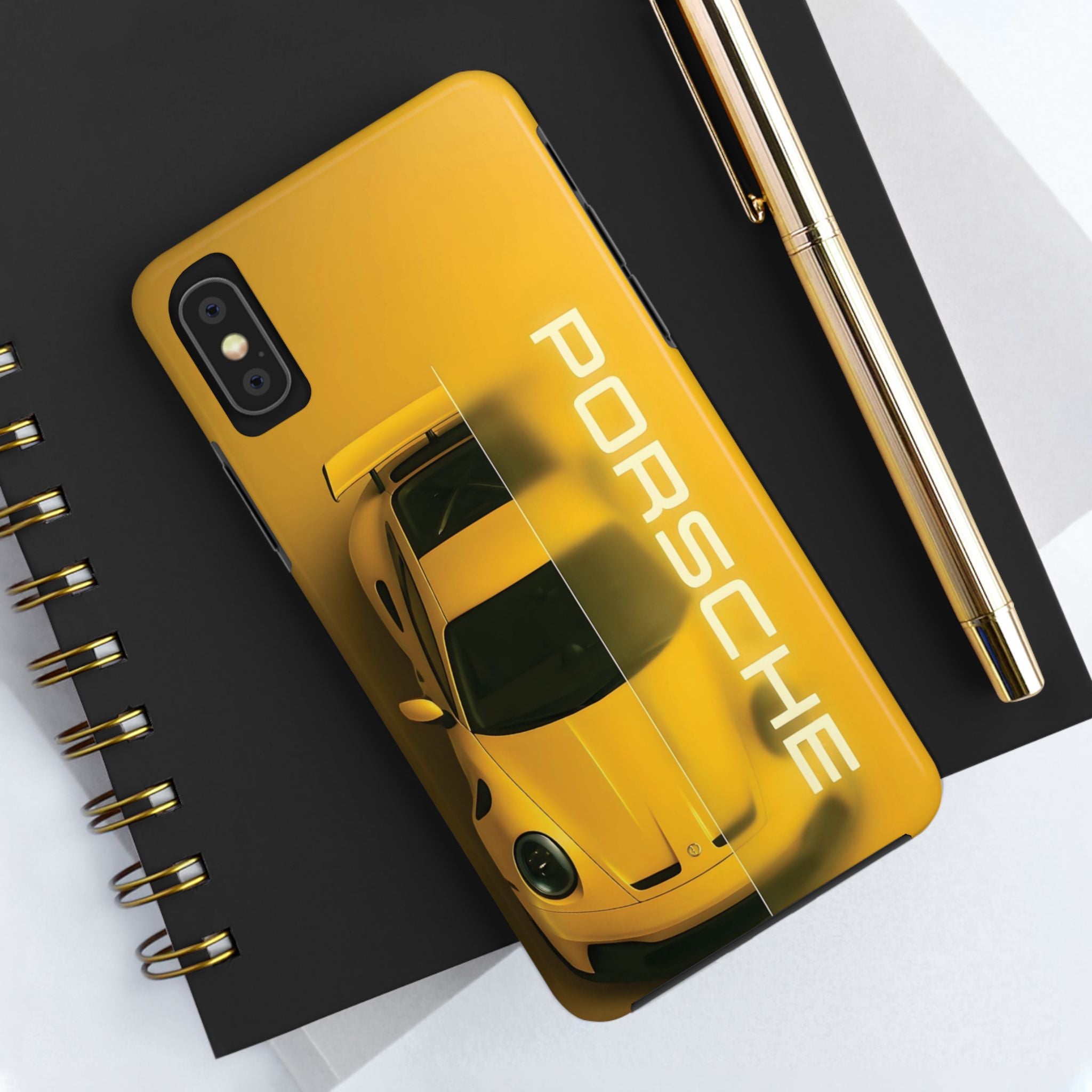 Stylish Car Lover's Phone Case, Durable Tough Phone Case, Gift for Car Enthusiasts, Porsche Design Case, Unique Auto Accessory