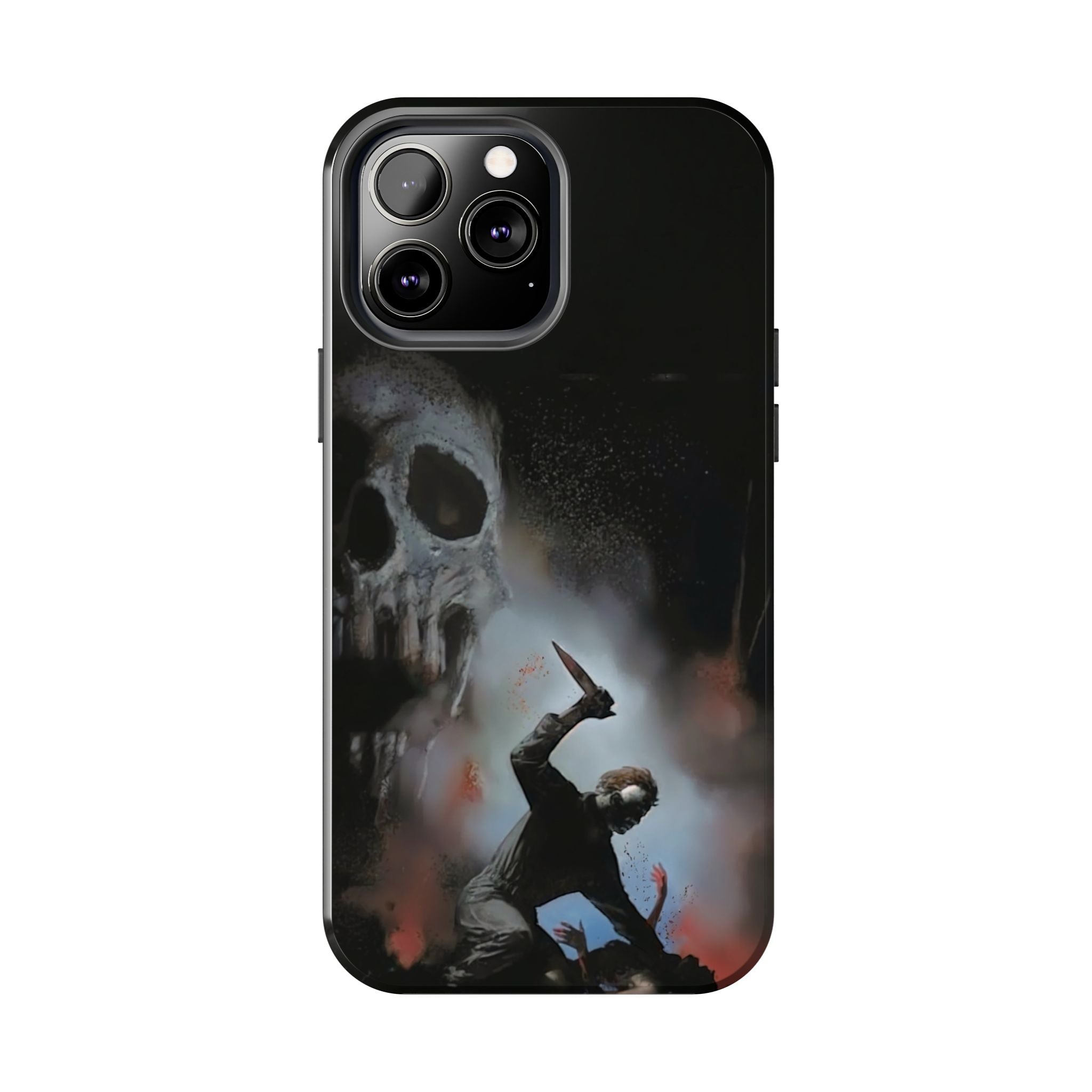 Gritty Horror Phone Cases for Fans, Tough Phone Cover, Unique Gift, Scary Design, Halloween Accessory, Movie Memorabilia