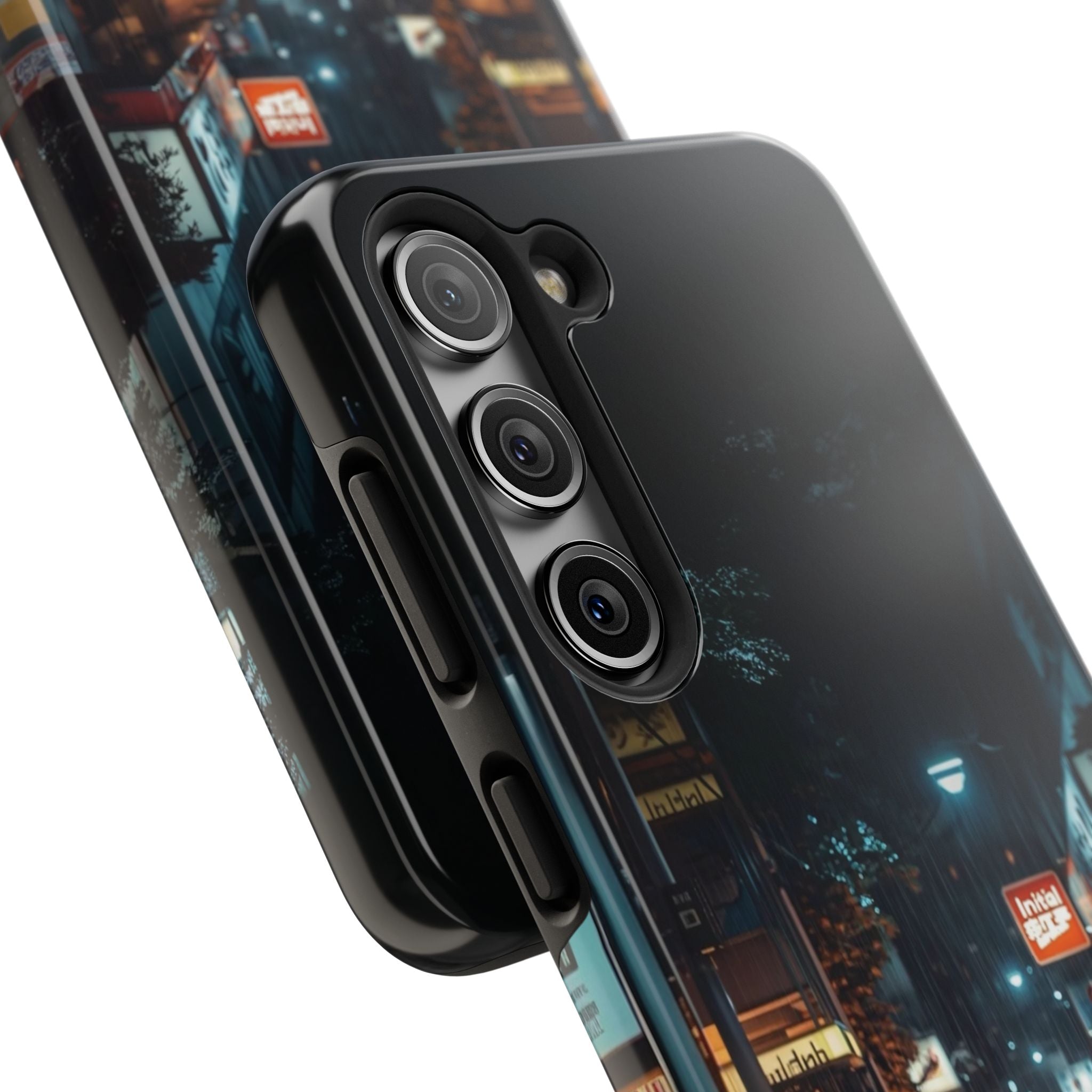 Night Cityscape Phone Cases, Urban Aesthetic Case, Tough Protection Case, Perfect Gift for Car Lovers, Ideal for Birthdays, Holidays