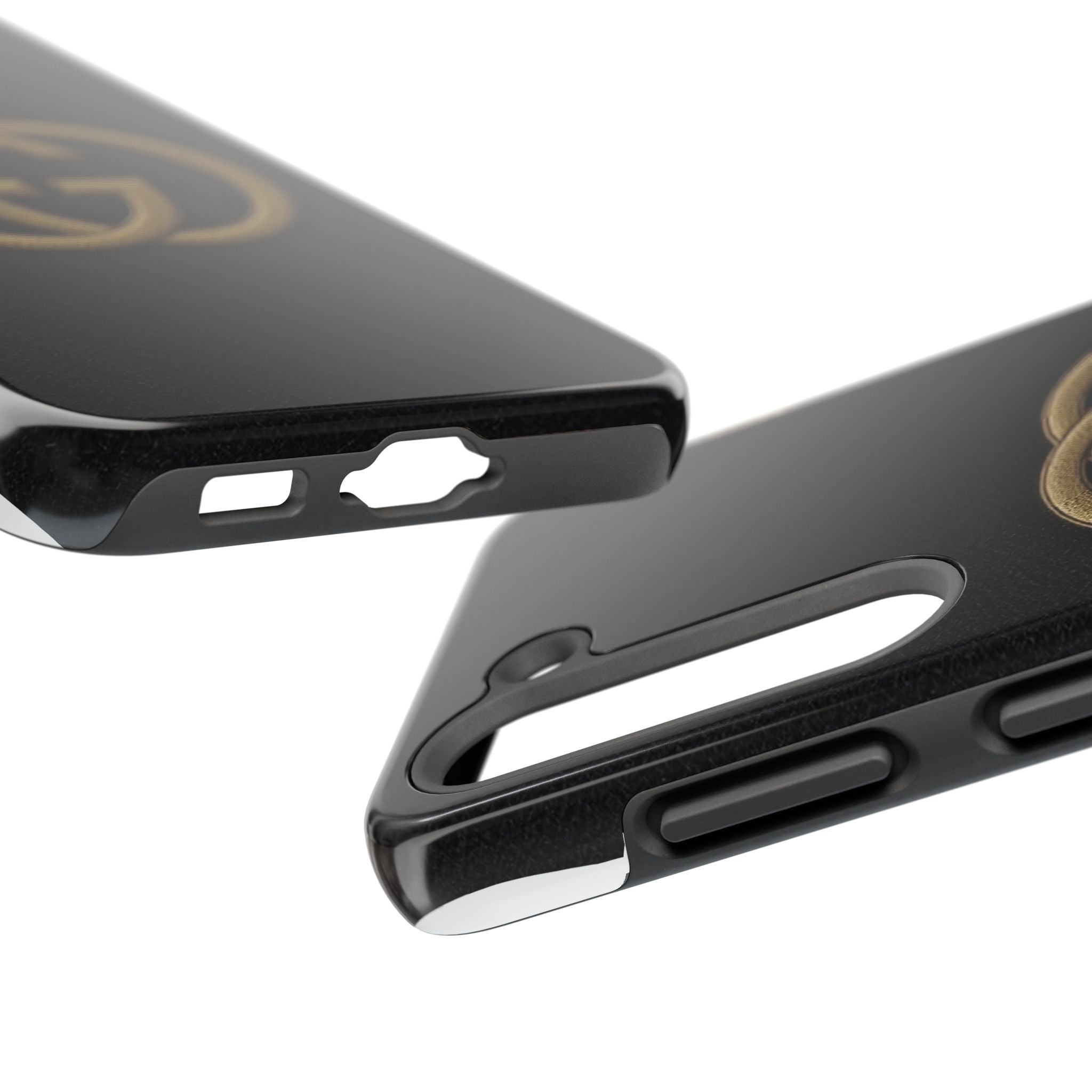 Stylish Tough Phone Cases with Elegant Logo, Durable Protection, Fashion Accessory, Smartphone Cases, Gift for Her or Him