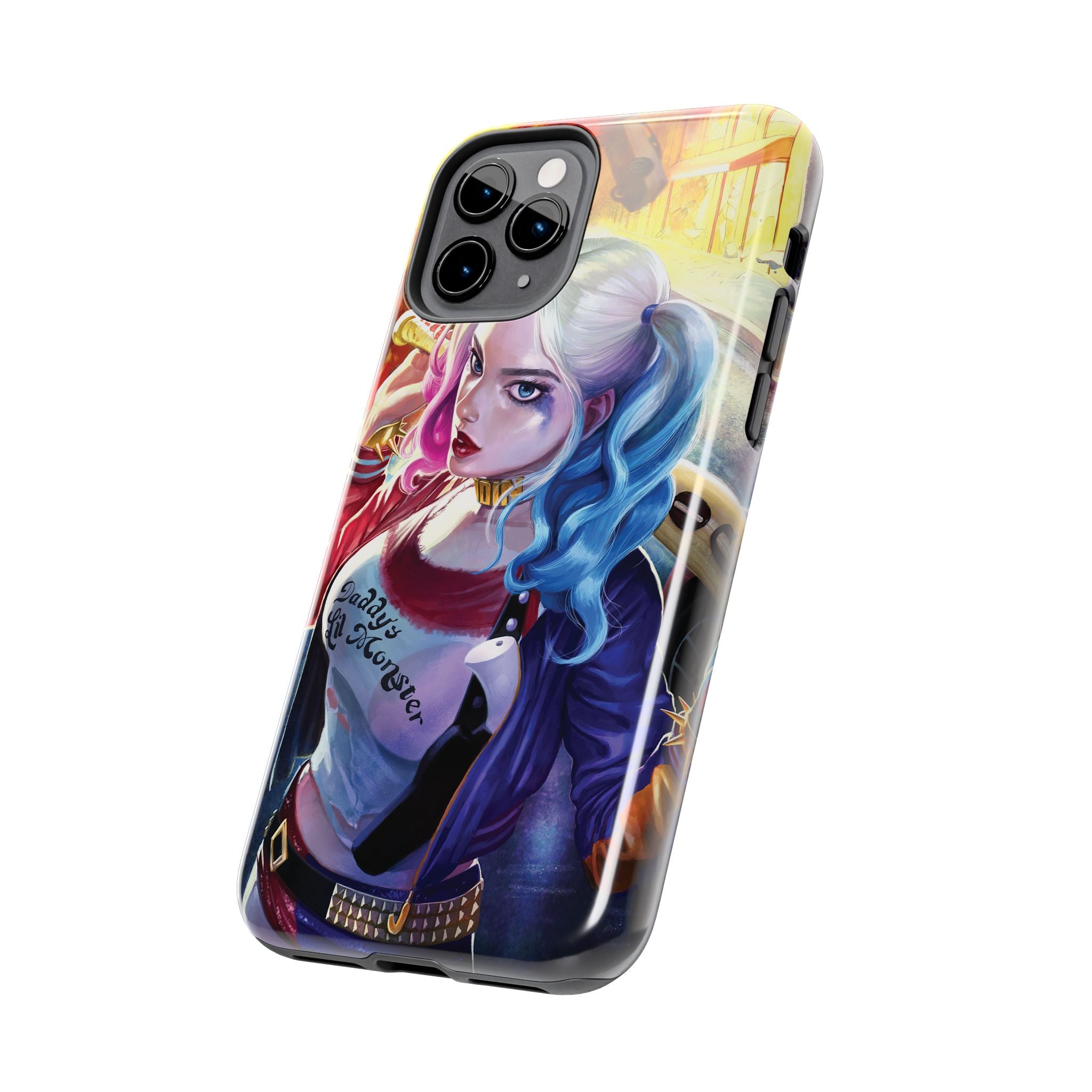 Harley Quinn Tough Phone Cases, Stylish Phone Protector for Women, Anime Style Mobile Cover, Unique Gift for Gamers, Pop Culture Accessories