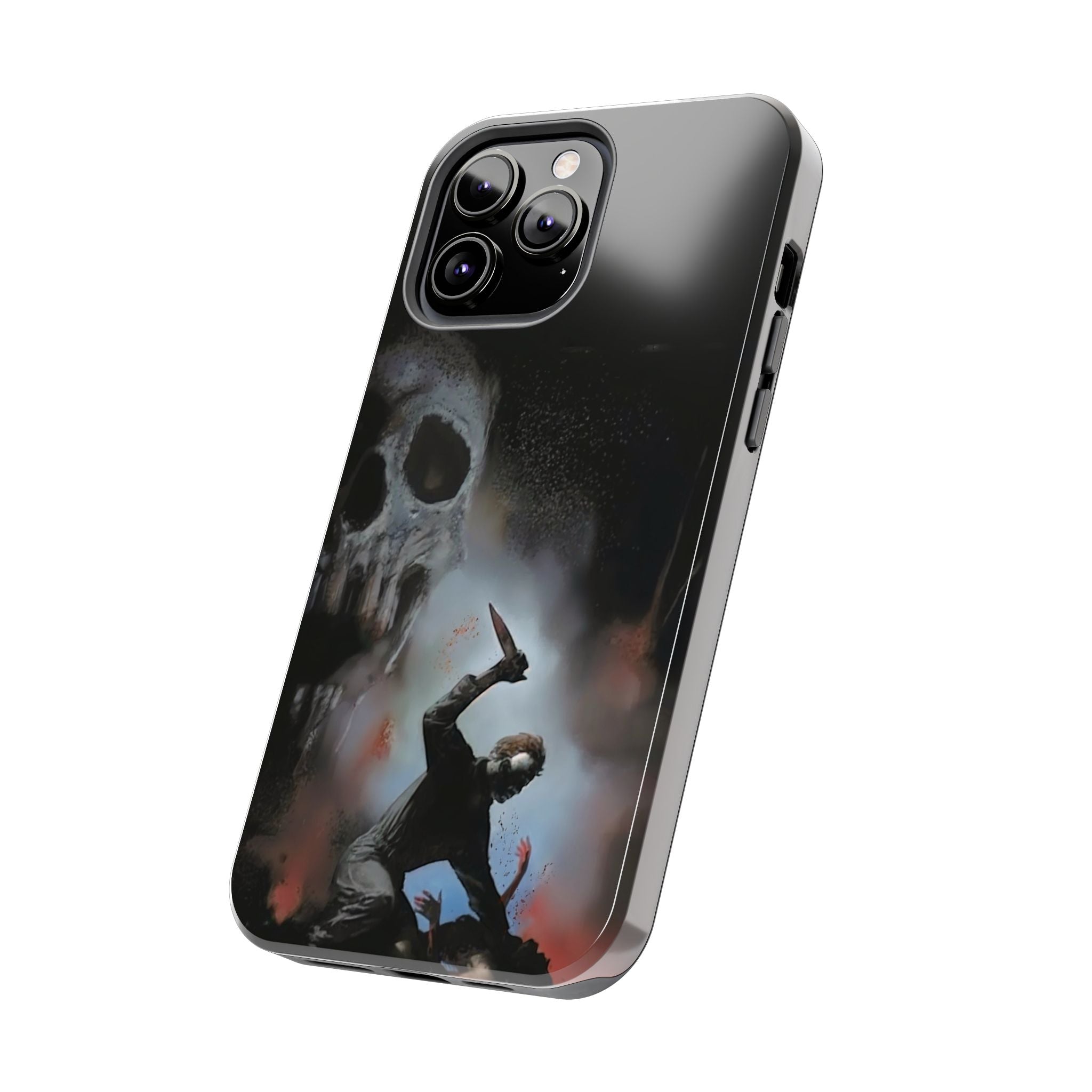 Gritty Horror Phone Cases for Fans, Tough Phone Cover, Unique Gift, Scary Design, Halloween Accessory, Movie Memorabilia