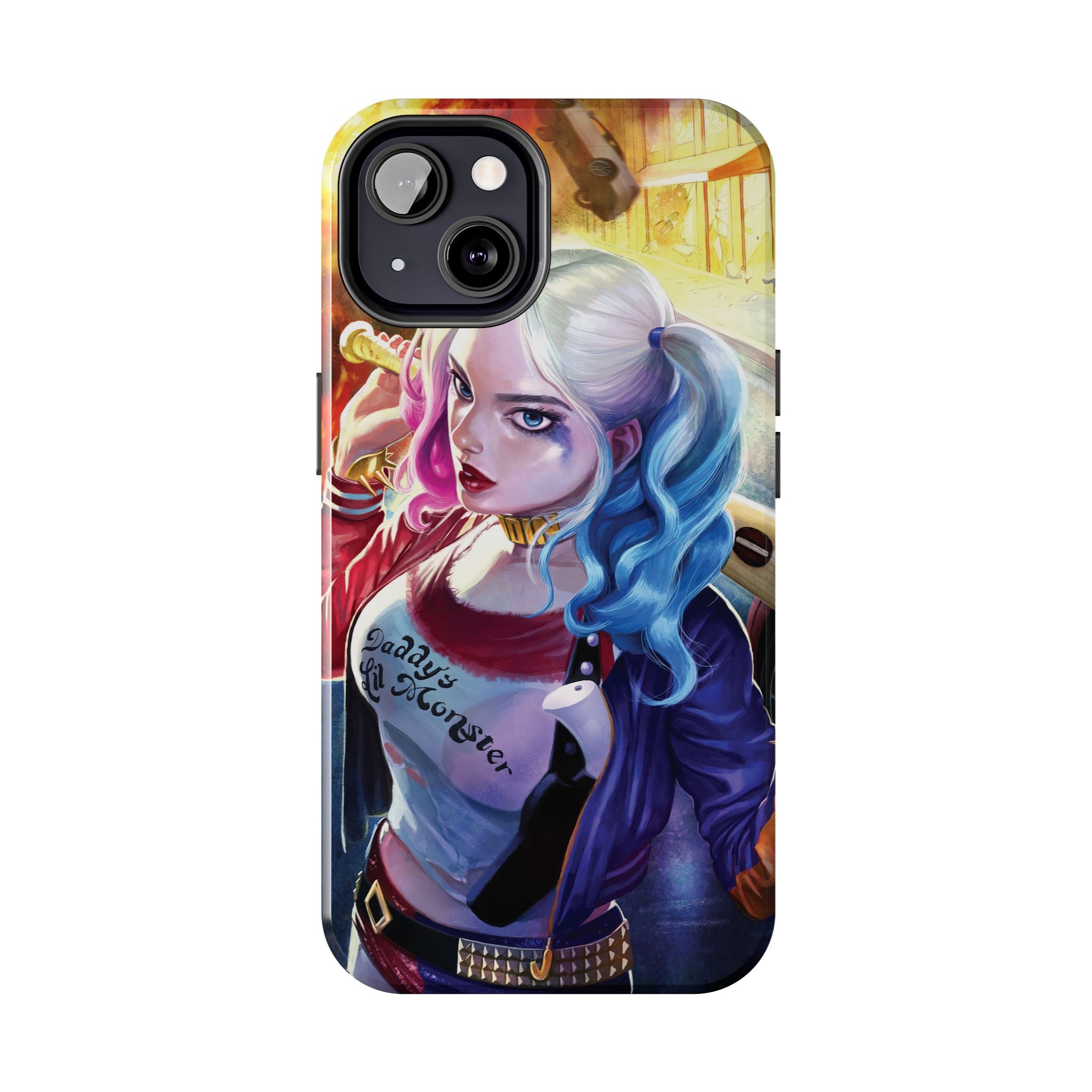 Harley Quinn Tough Phone Cases, Stylish Phone Protector for Women, Anime Style Mobile Cover, Unique Gift for Gamers, Pop Culture Accessories