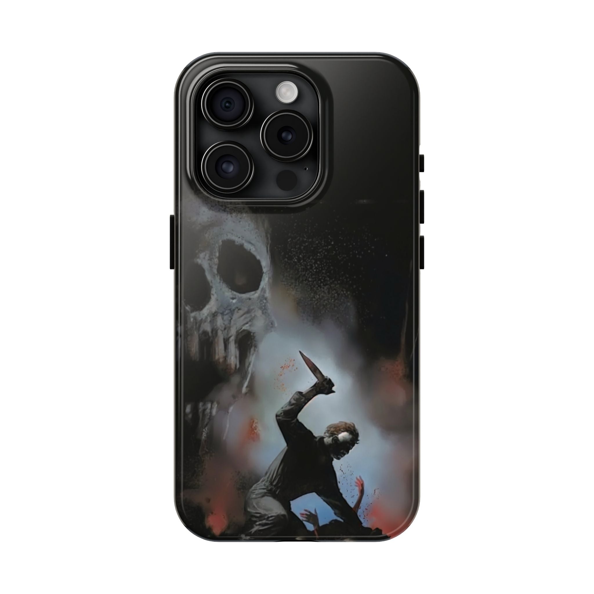 Gritty Horror Phone Cases for Fans, Tough Phone Cover, Unique Gift, Scary Design, Halloween Accessory, Movie Memorabilia