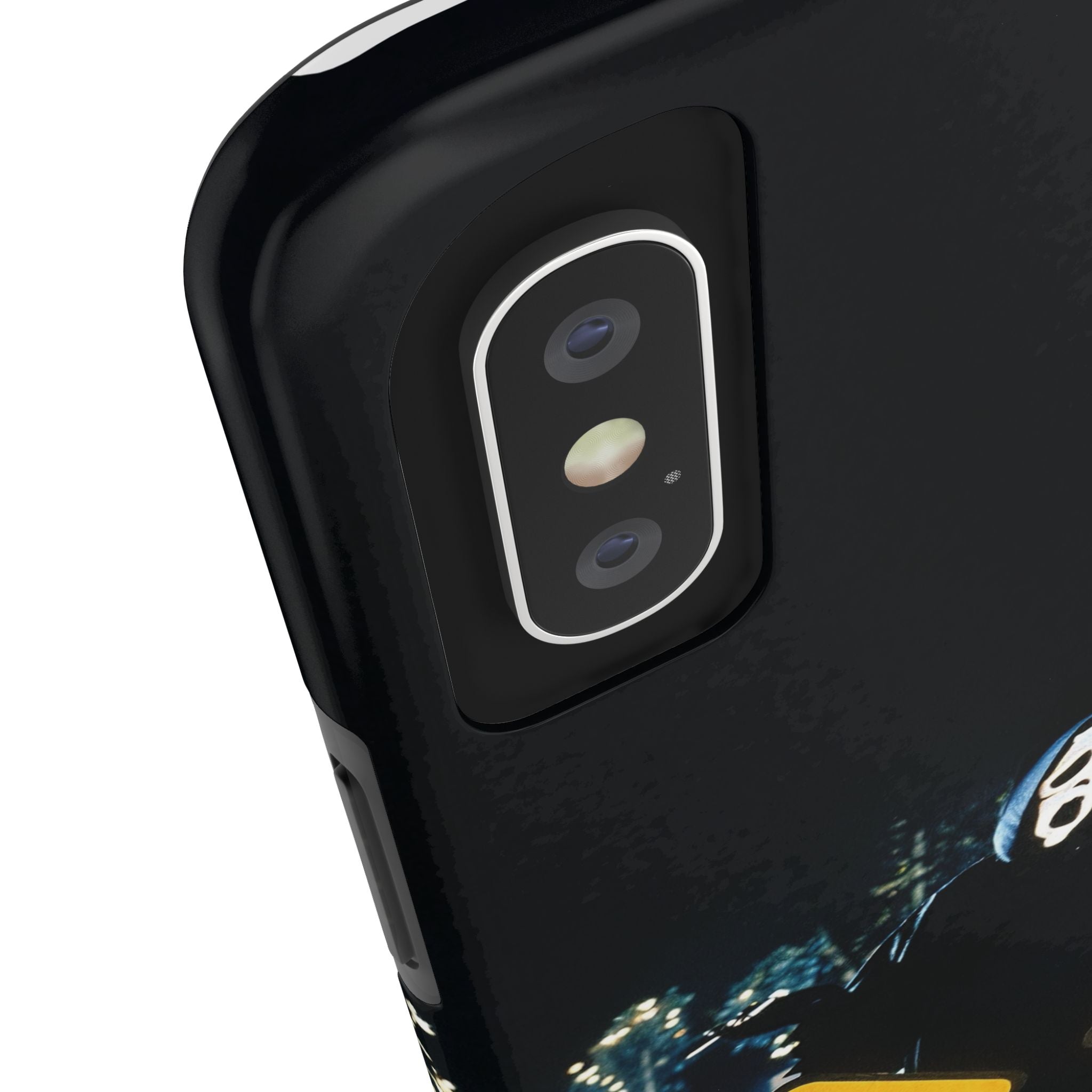 Spooky Phone Cases with Safety and Death Design, Halloween Gift, Horror Movie Merch, Unique Phone Accessories, Fun and Functional