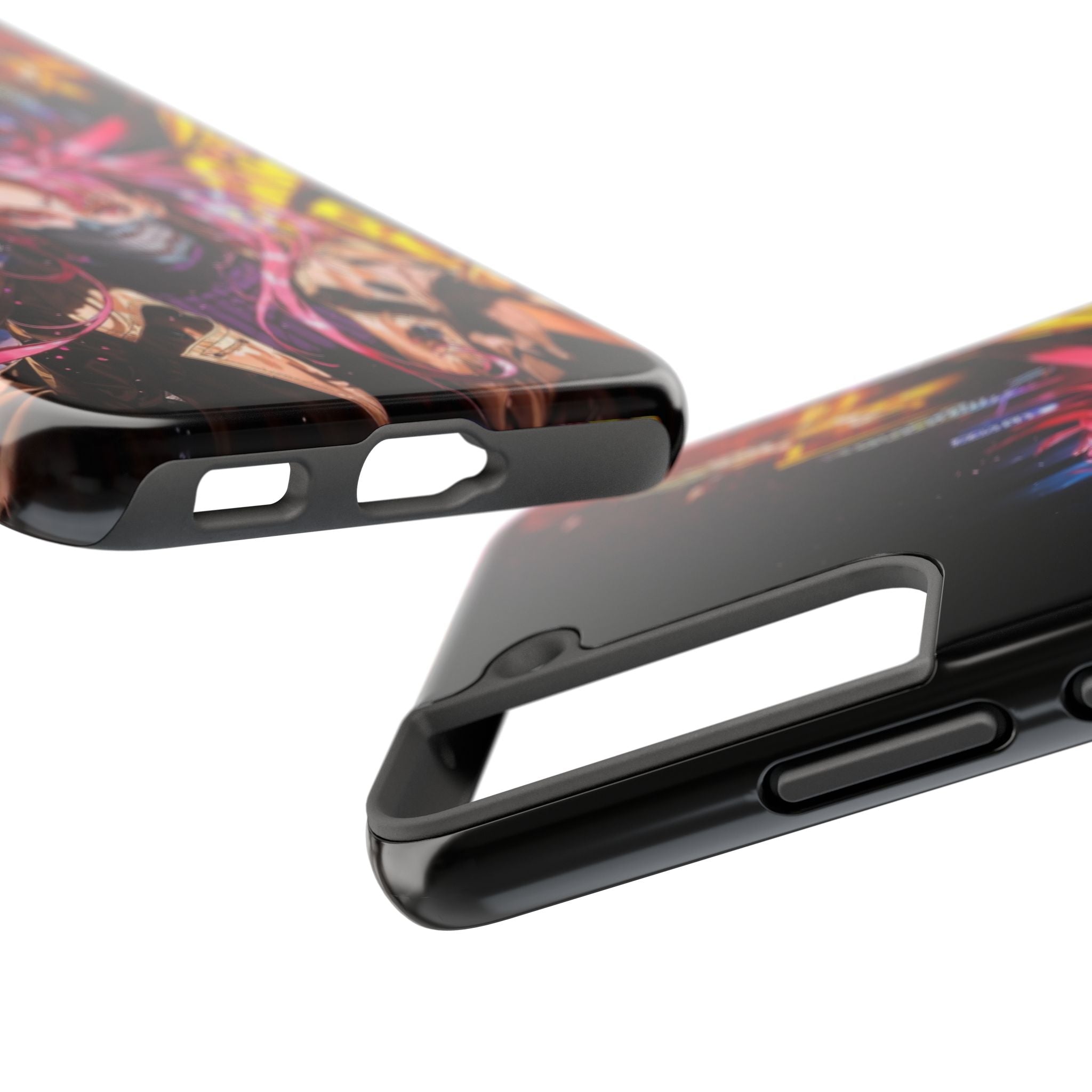 Vibrant Art Phone Case, Tough Phone Cases, Anime Phone Cover, Stylish Phone Protector, Unique Gift for Gamers, Colorful Accessory