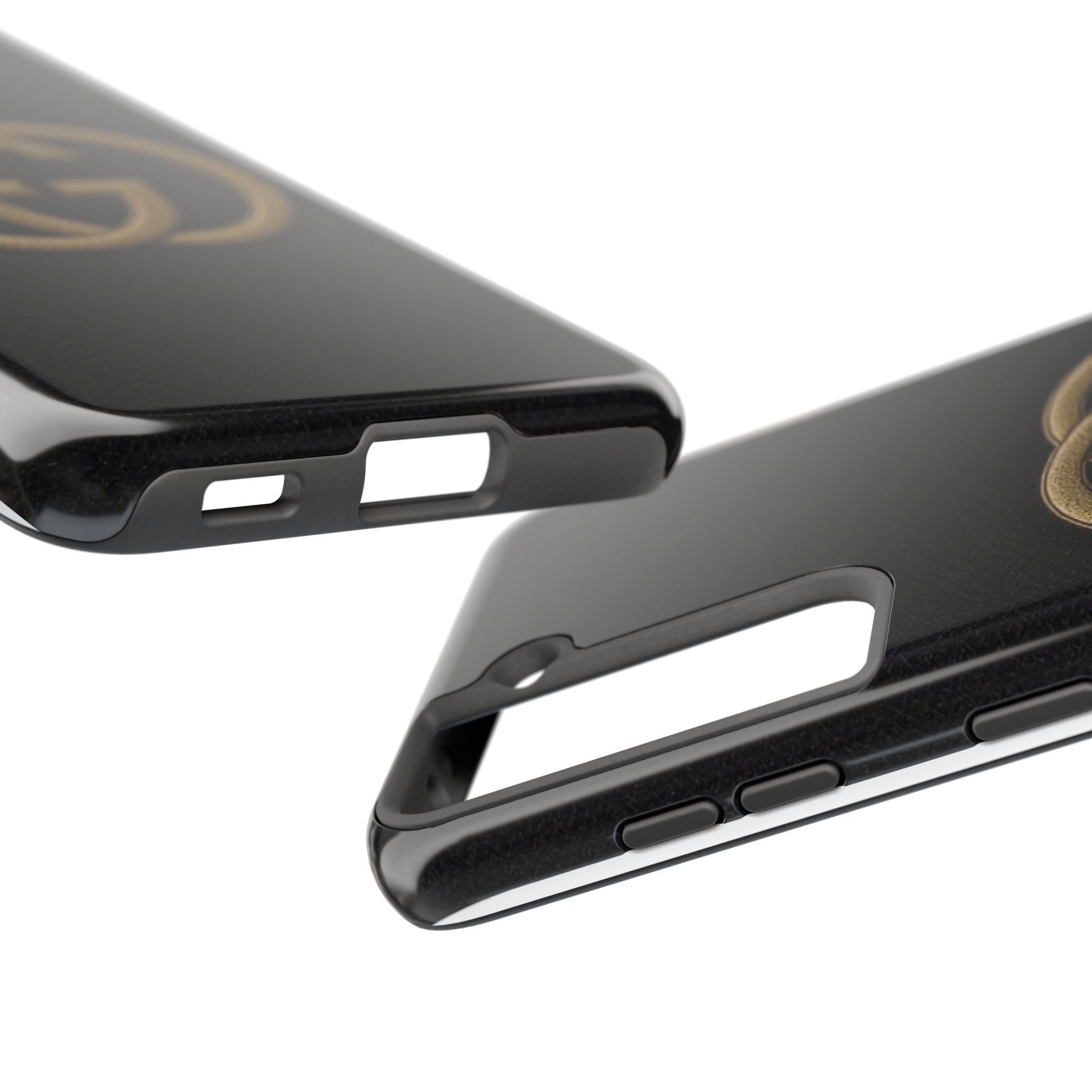 Stylish Tough Phone Cases with Elegant Logo, Durable Protection, Fashion Accessory, Smartphone Cases, Gift for Her or Him