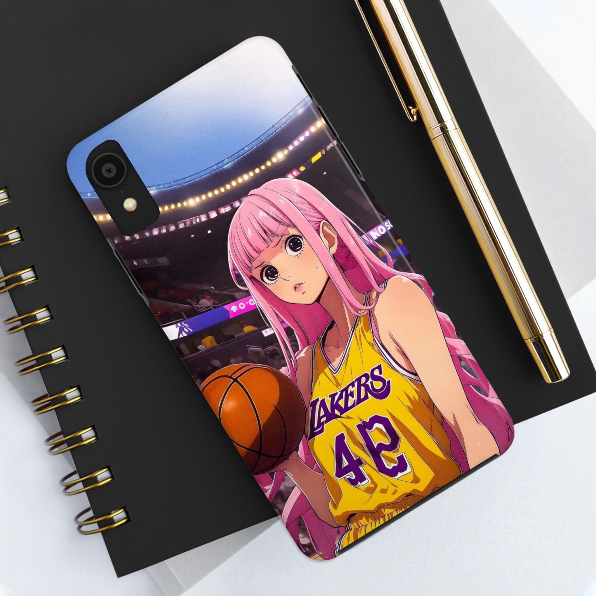 Sporty Anime Phone Cases - Tough Protection, Unique Basketball Design, Gift for Fans, Durable Soft Case, Perfect for Sports Lovers