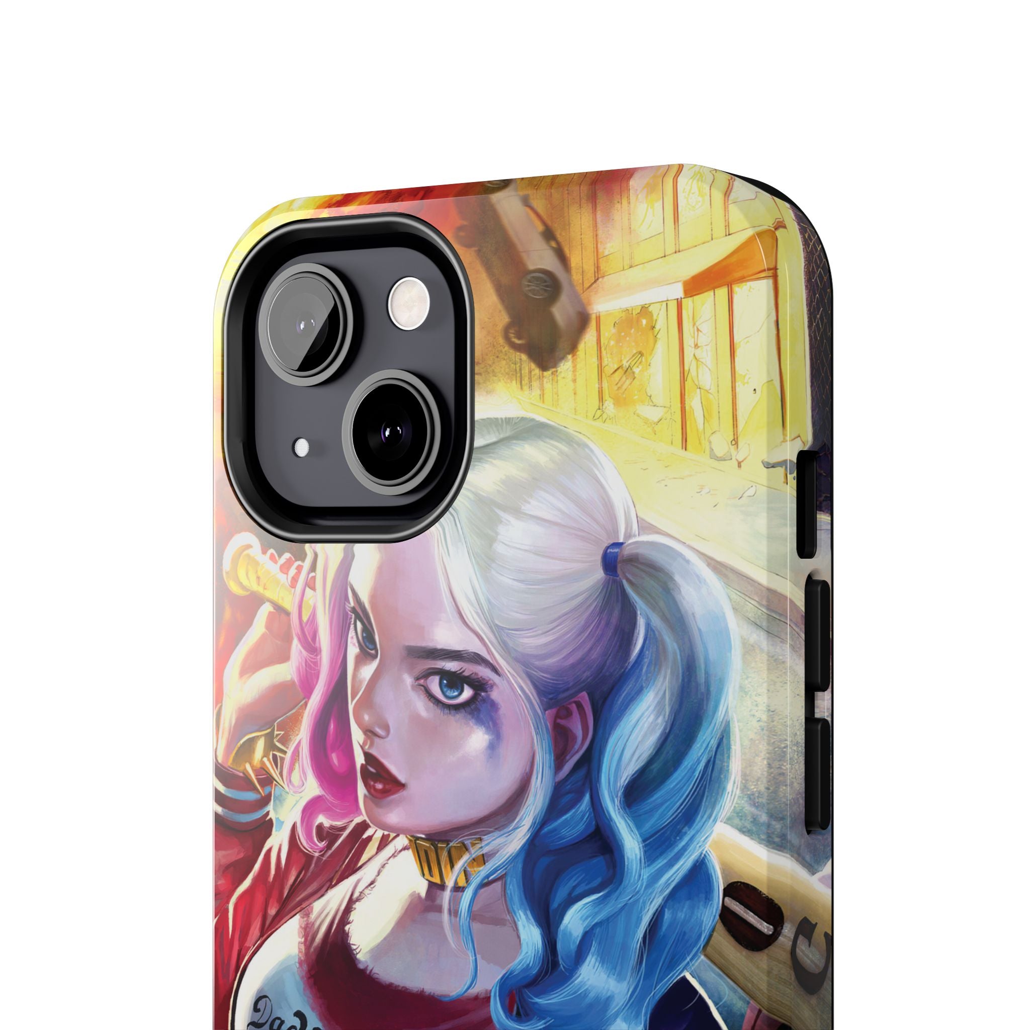 Harley Quinn Tough Phone Cases, Stylish Phone Protector for Women, Anime Style Mobile Cover, Unique Gift for Gamers, Pop Culture Accessories