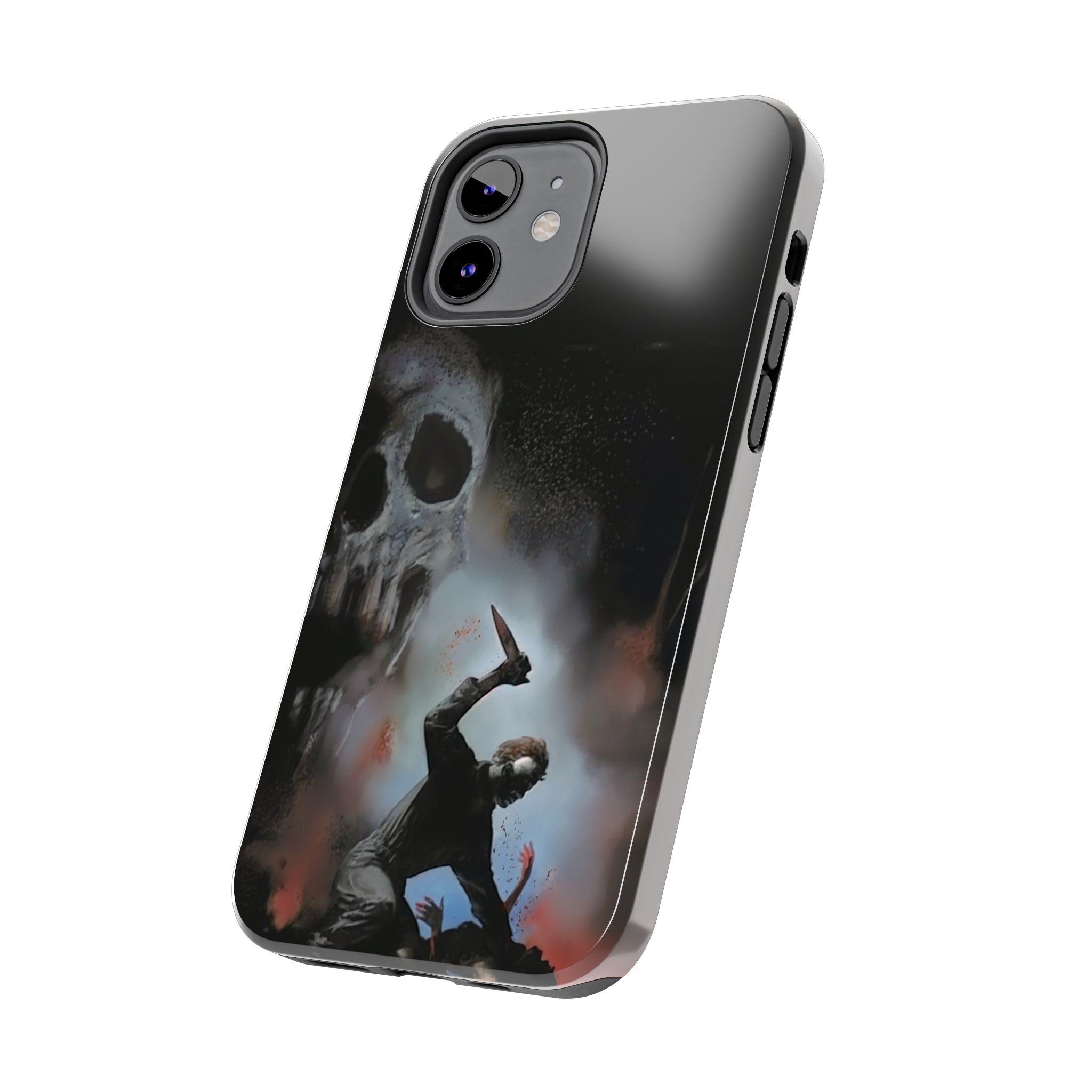 Gritty Horror Phone Cases for Fans, Tough Phone Cover, Unique Gift, Scary Design, Halloween Accessory, Movie Memorabilia