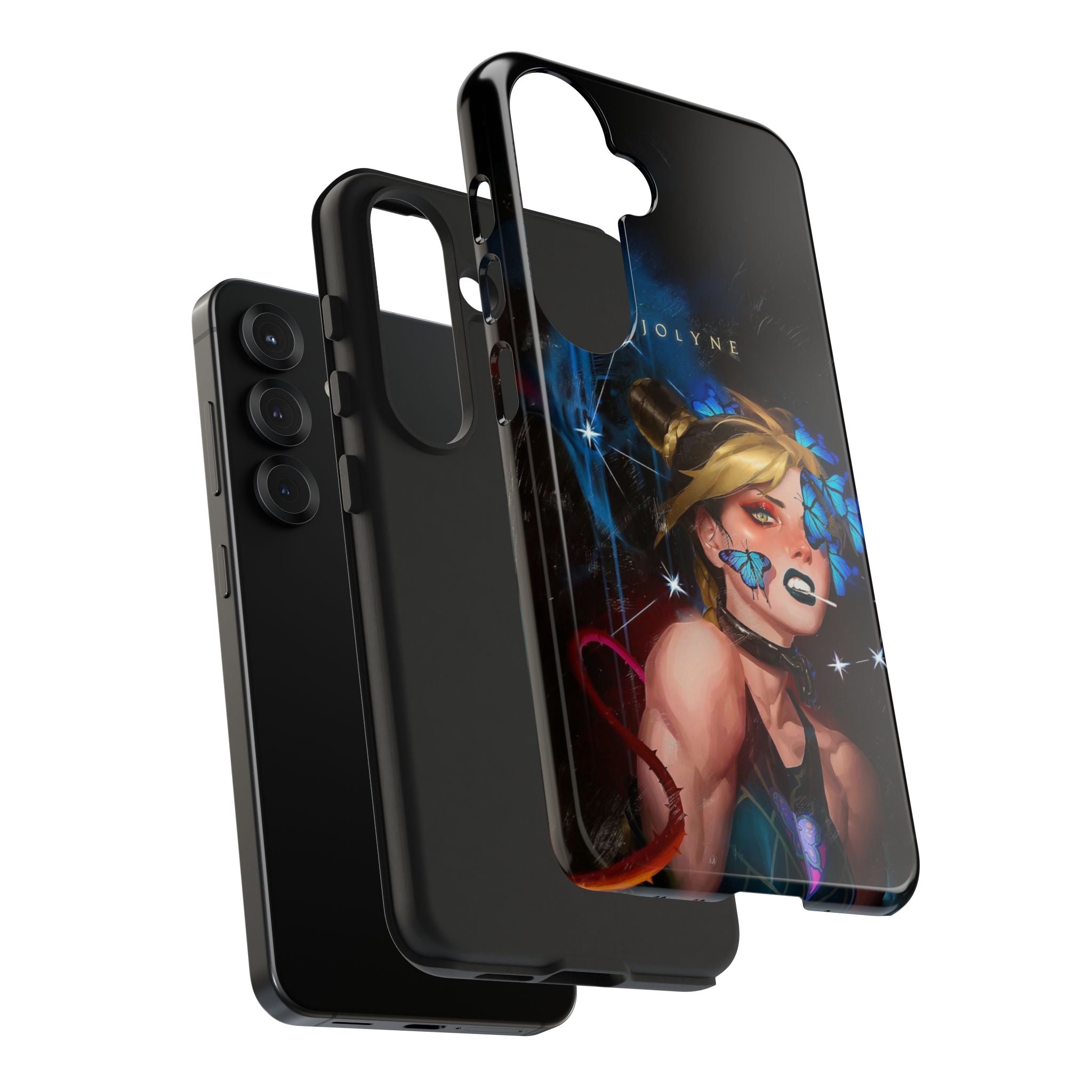 Vibrant Artistic Phone Case, Tough Phone Case for Artists, Unique Phone Cover for Gift, Anime Phone Case for Occasions
