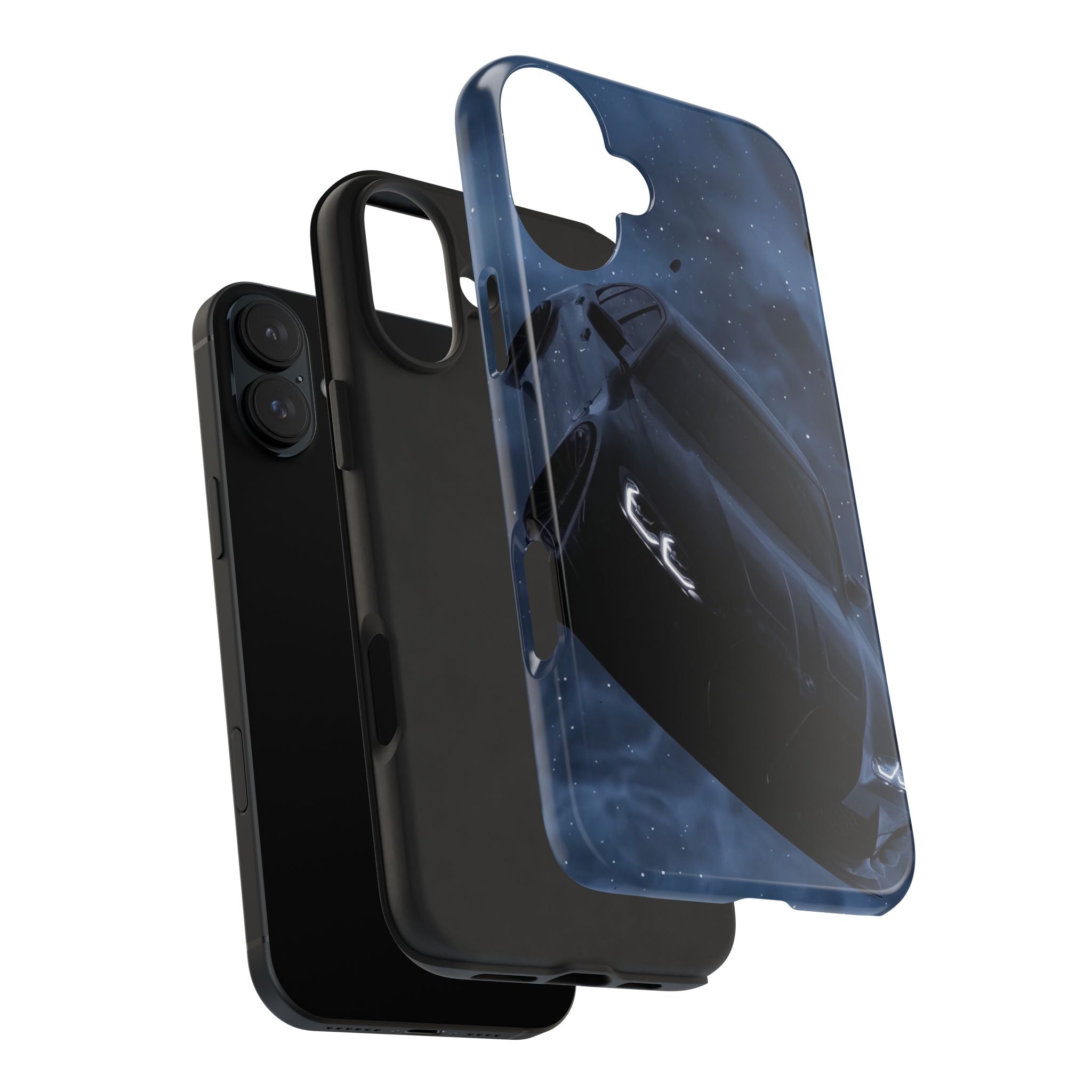 Car Enthusiast Phone Case | Tough Phone Cases, Car Lover Gift, Durable Cover, Automotive Accessories, Black Car Design