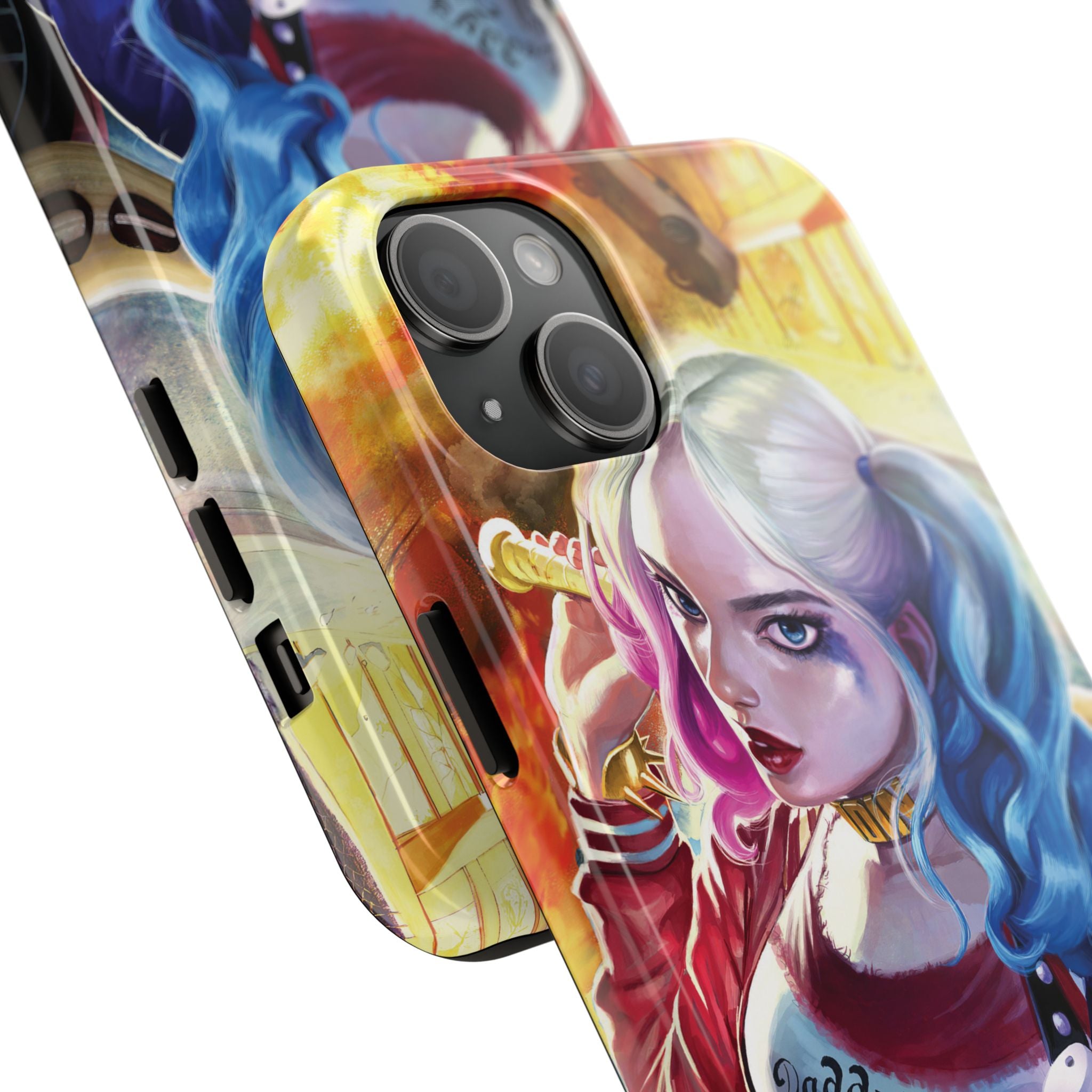 Harley Quinn Tough Phone Cases, Stylish Phone Protector for Women, Anime Style Mobile Cover, Unique Gift for Gamers, Pop Culture Accessories