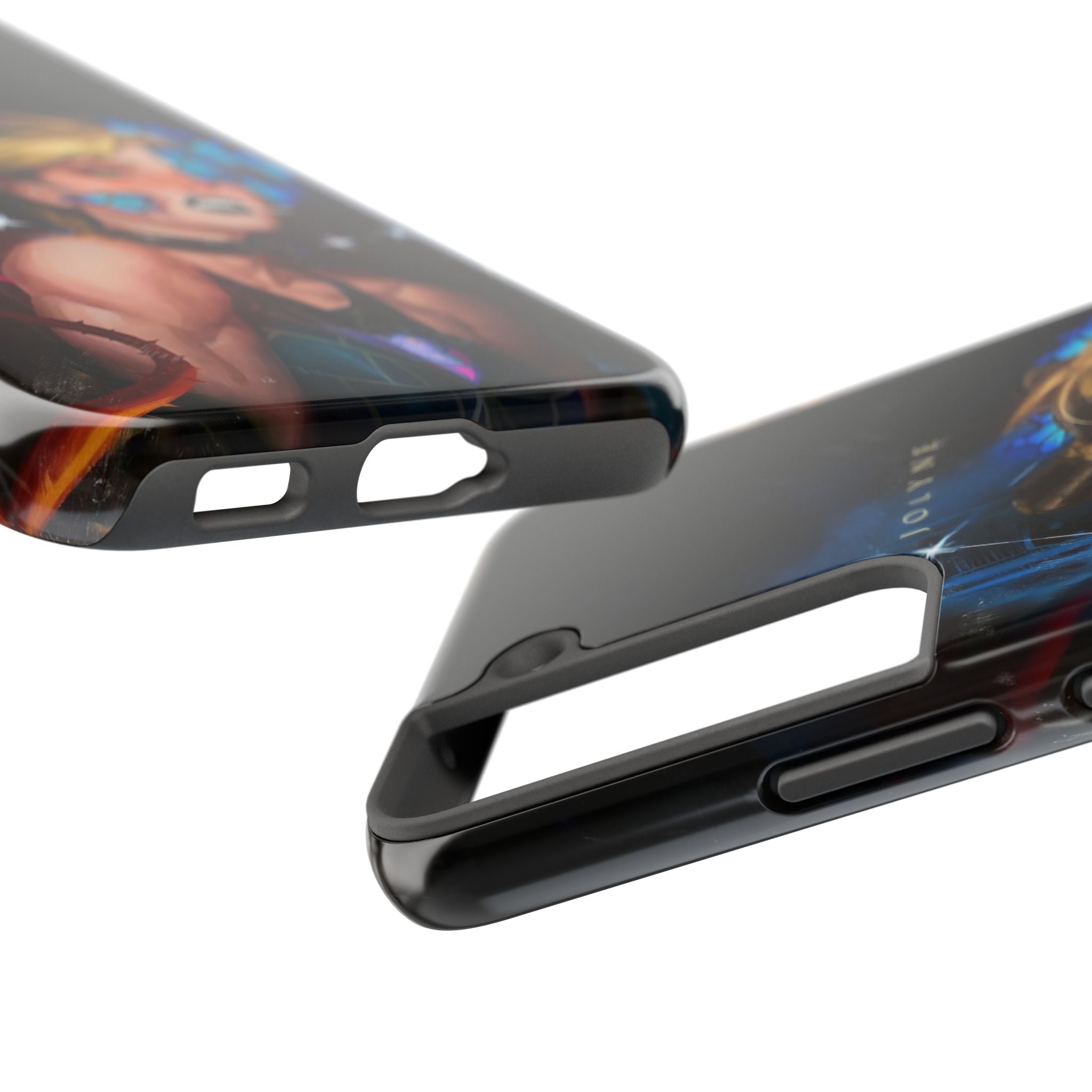 Vibrant Artistic Phone Case, Tough Phone Case for Artists, Unique Phone Cover for Gift, Anime Phone Case for Occasions