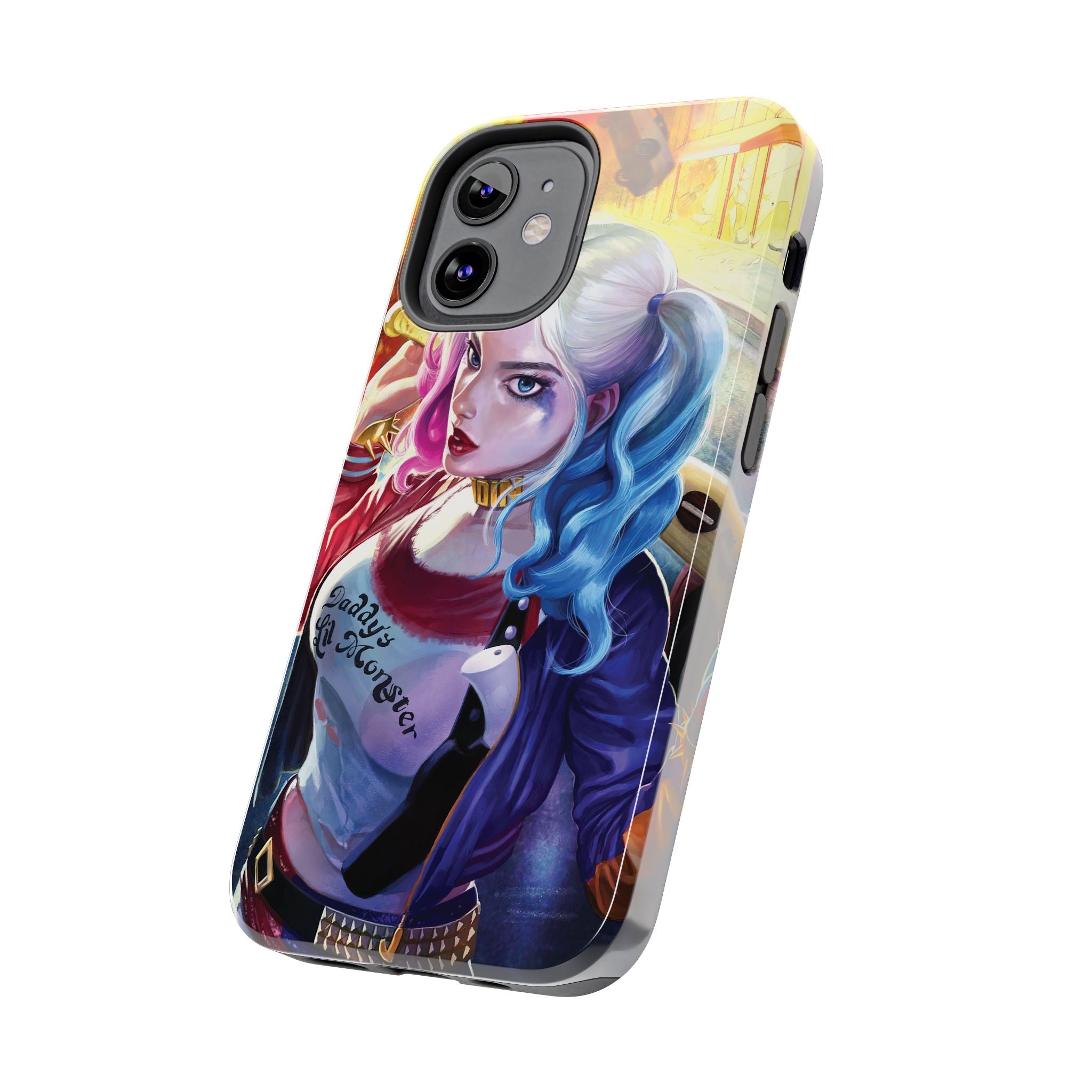 Harley Quinn Tough Phone Cases, Stylish Phone Protector for Women, Anime Style Mobile Cover, Unique Gift for Gamers, Pop Culture Accessories