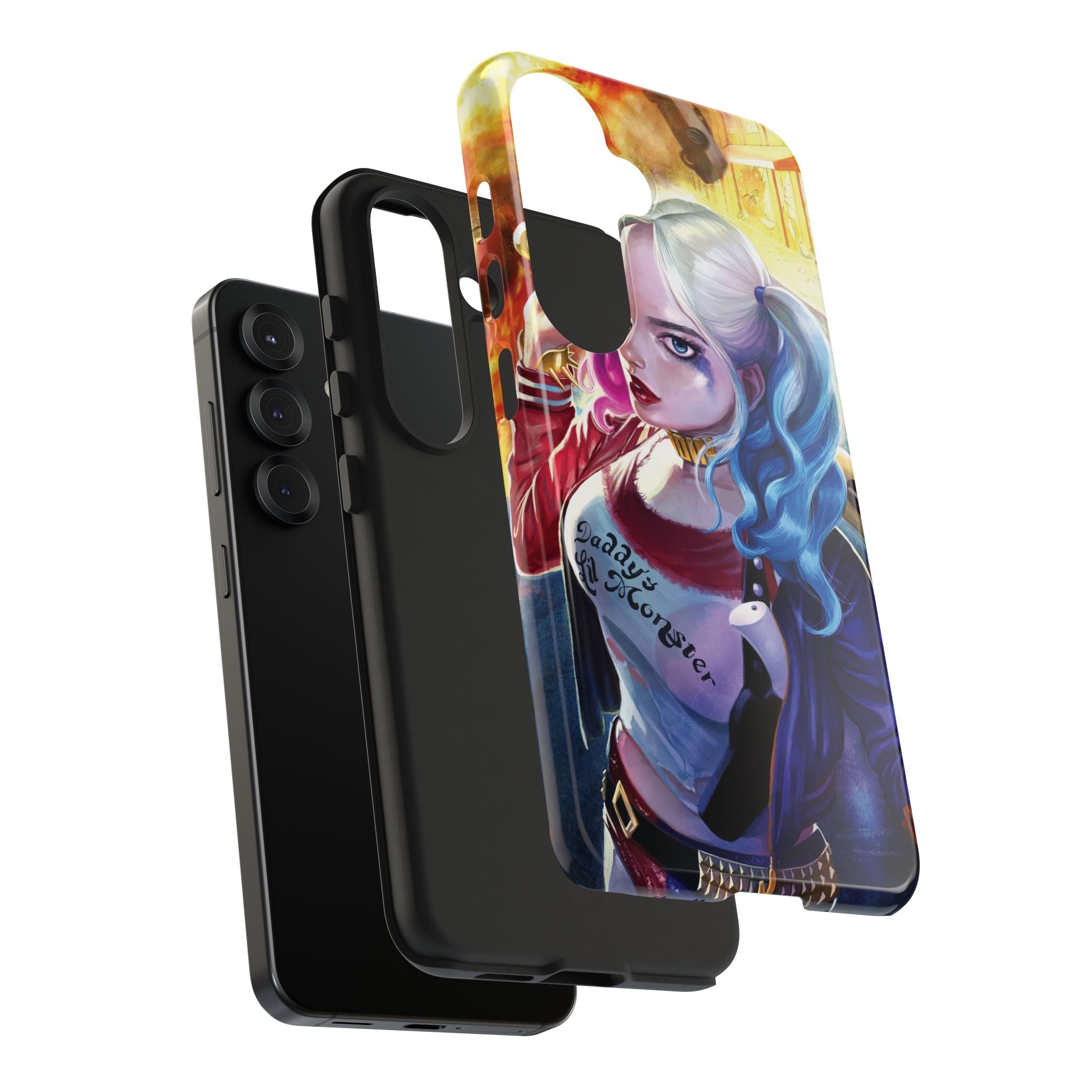 Harley Quinn Tough Phone Cases, Stylish Phone Protector for Women, Anime Style Mobile Cover, Unique Gift for Gamers, Pop Culture Accessories