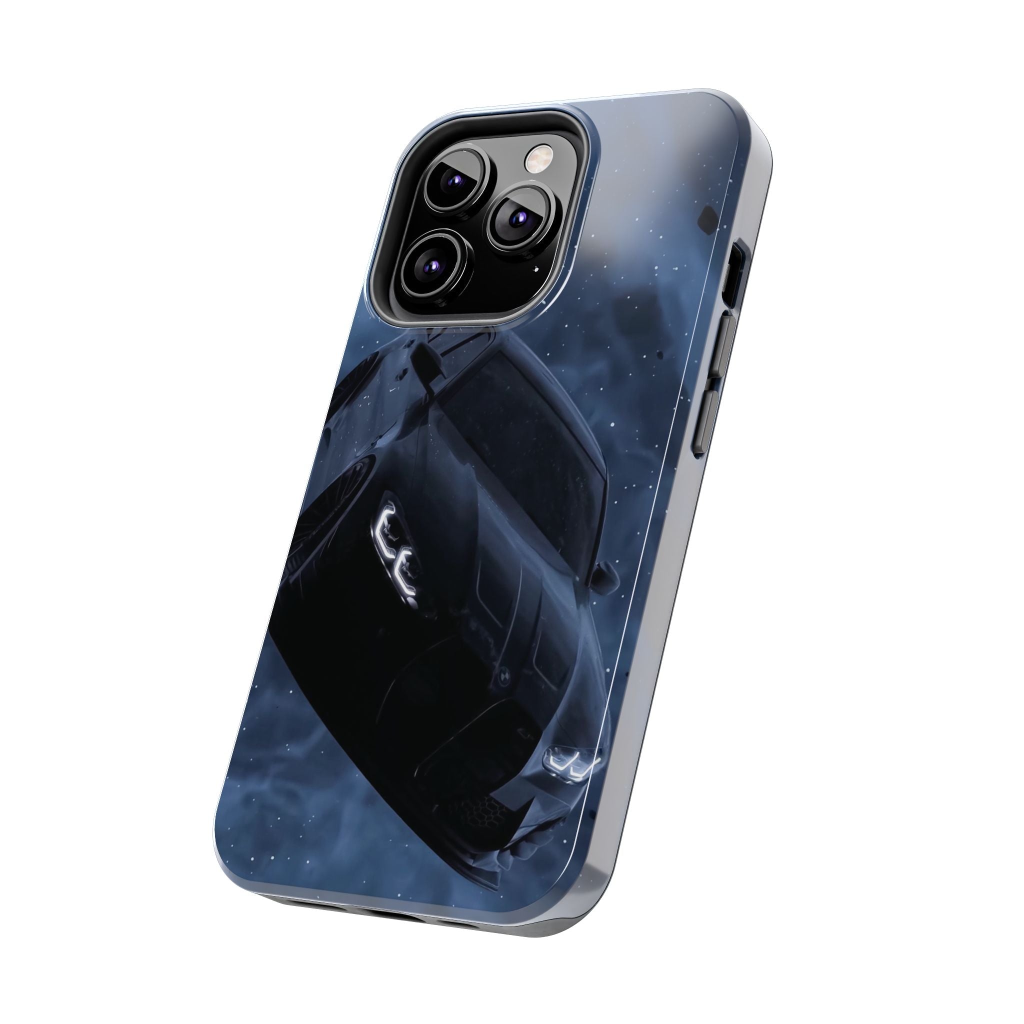 Car Enthusiast Phone Case | Tough Phone Cases, Car Lover Gift, Durable Cover, Automotive Accessories, Black Car Design