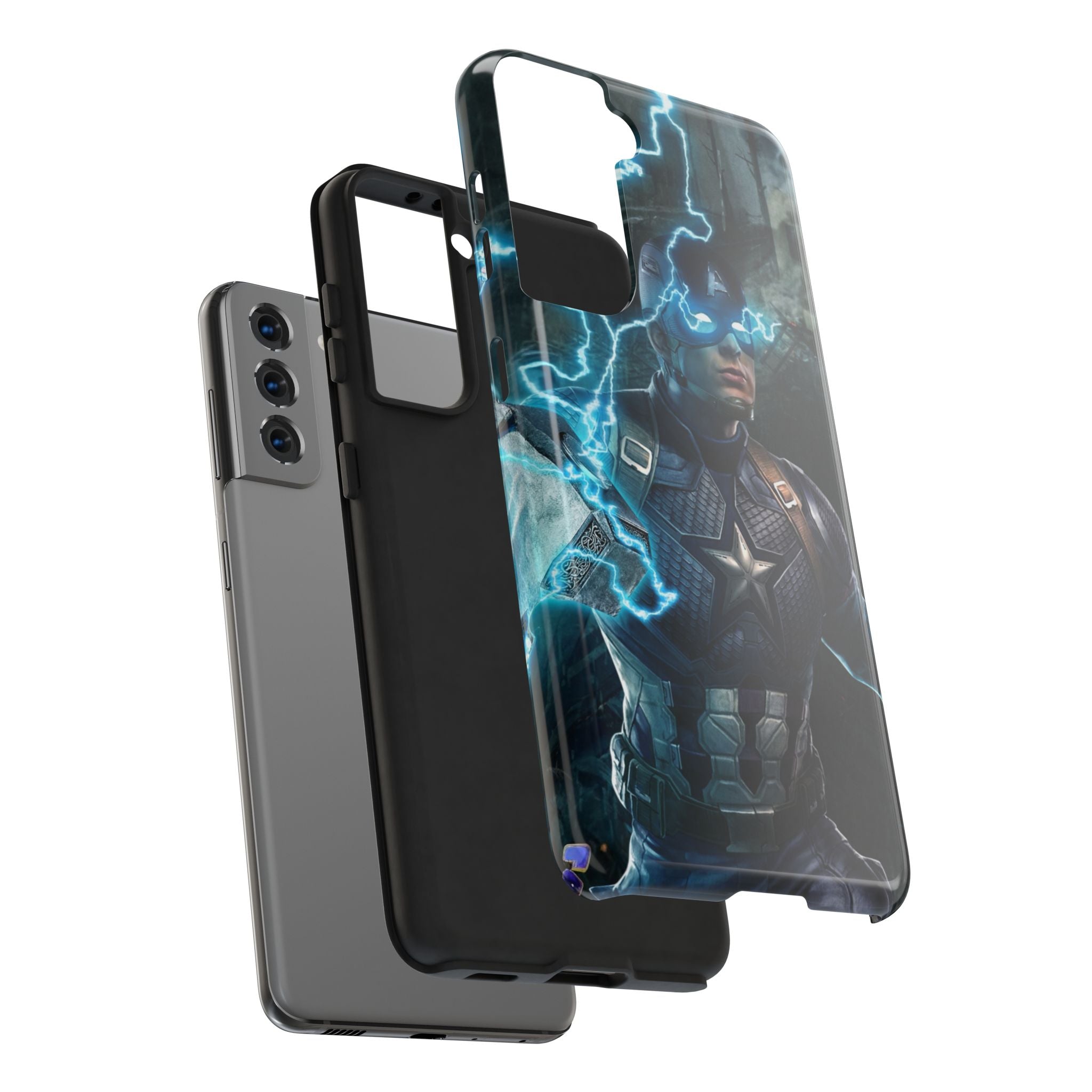 Captain America Superhero Tough Phone Cases, Hero Phone Cover, Gift for Gamers, Superhero Accessory, Durable Phone Case for Every Occasion