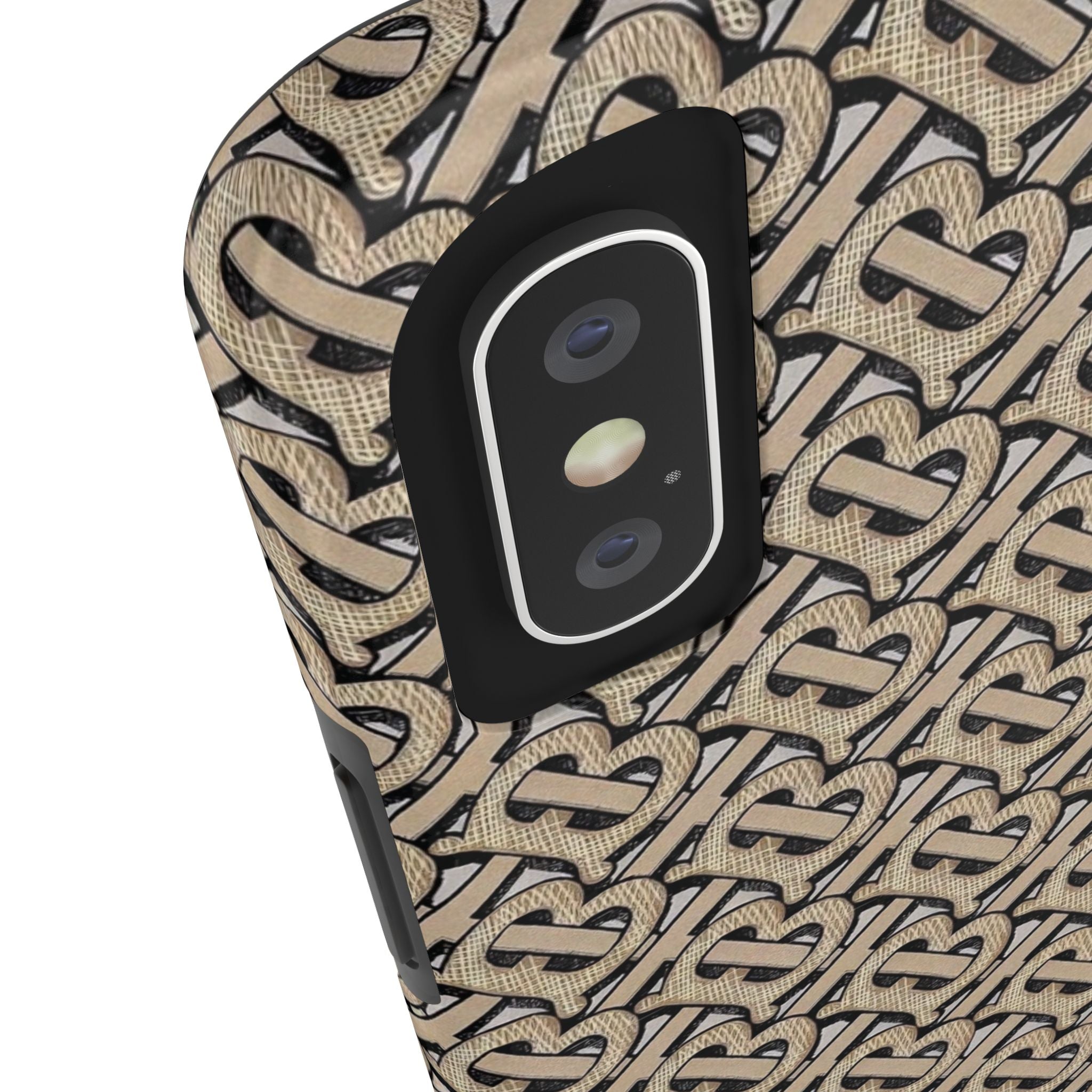 Elegant Interwoven Pattern Tough Phone Cases, Stylish Phone Covers, Durable Cases for Everyday Adventures, Gift for Phone Lovers