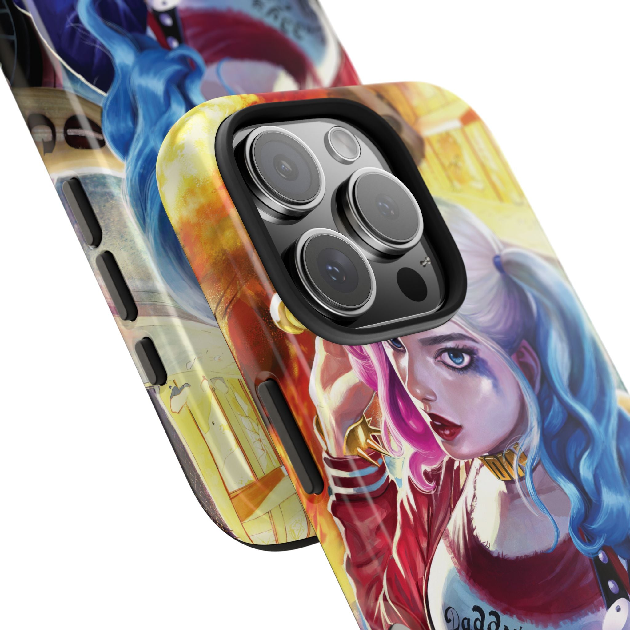Harley Quinn Tough Phone Cases, Stylish Phone Protector for Women, Anime Style Mobile Cover, Unique Gift for Gamers, Pop Culture Accessories