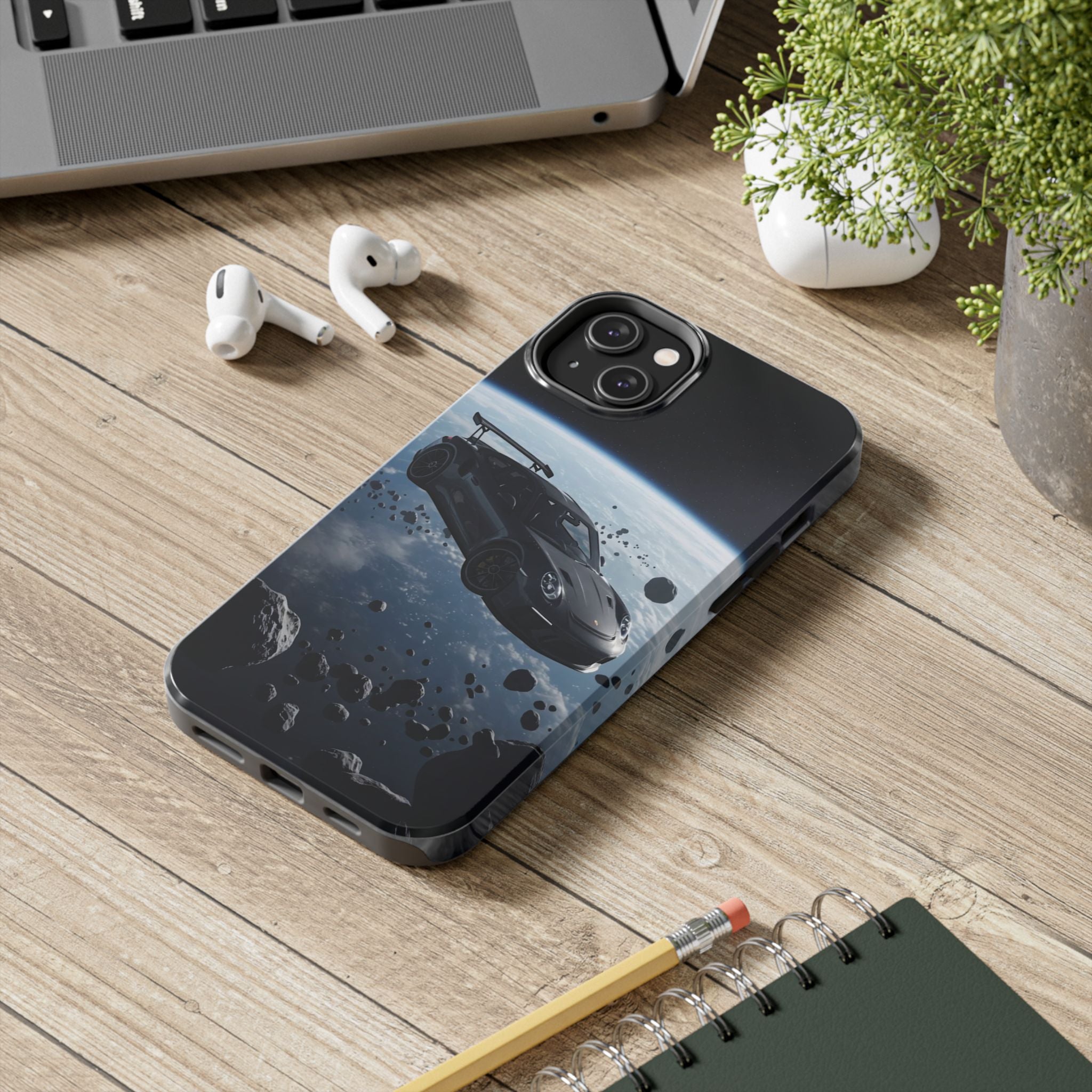 Astronaut Car Tough Phone Cases, Cool Car Cases, Space Phone Cover, Gift for Car Lovers, Unique Phone Accessories
