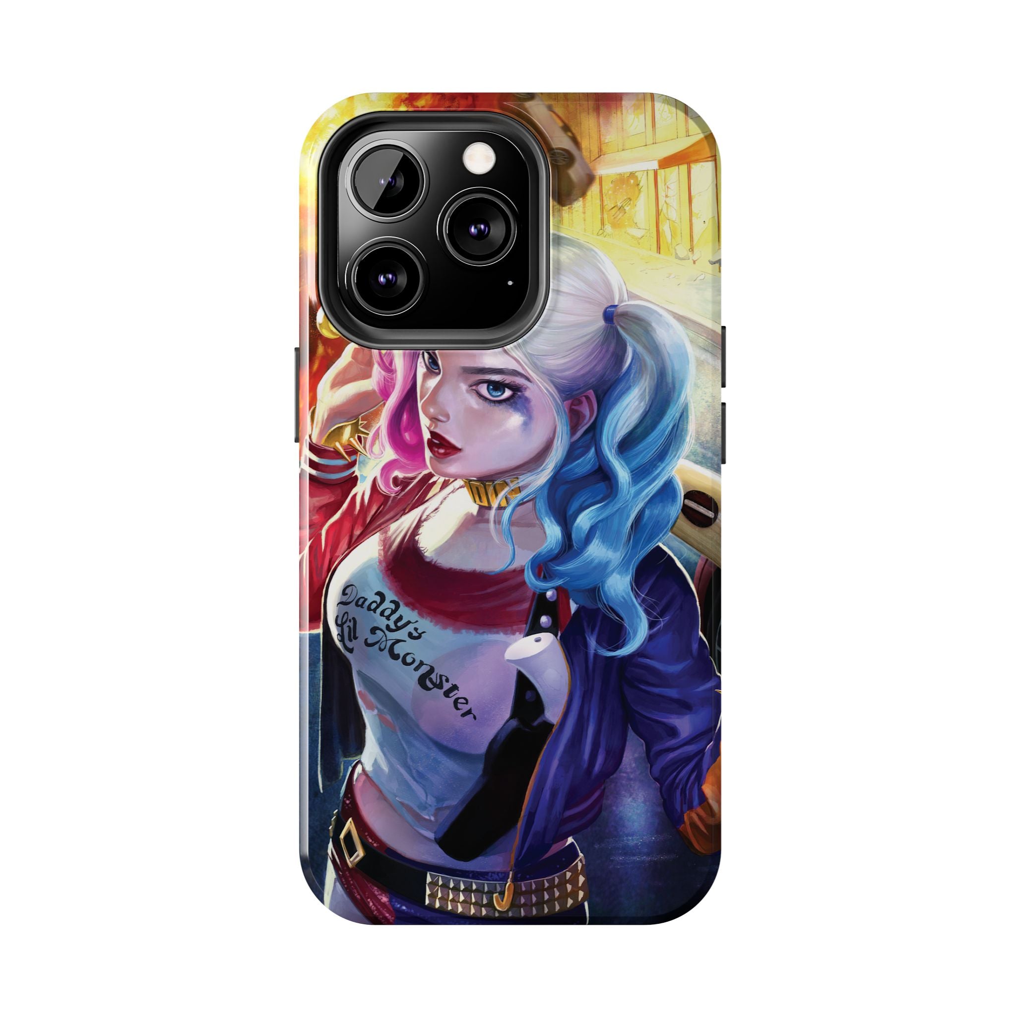 Harley Quinn Tough Phone Cases, Stylish Phone Protector for Women, Anime Style Mobile Cover, Unique Gift for Gamers, Pop Culture Accessories