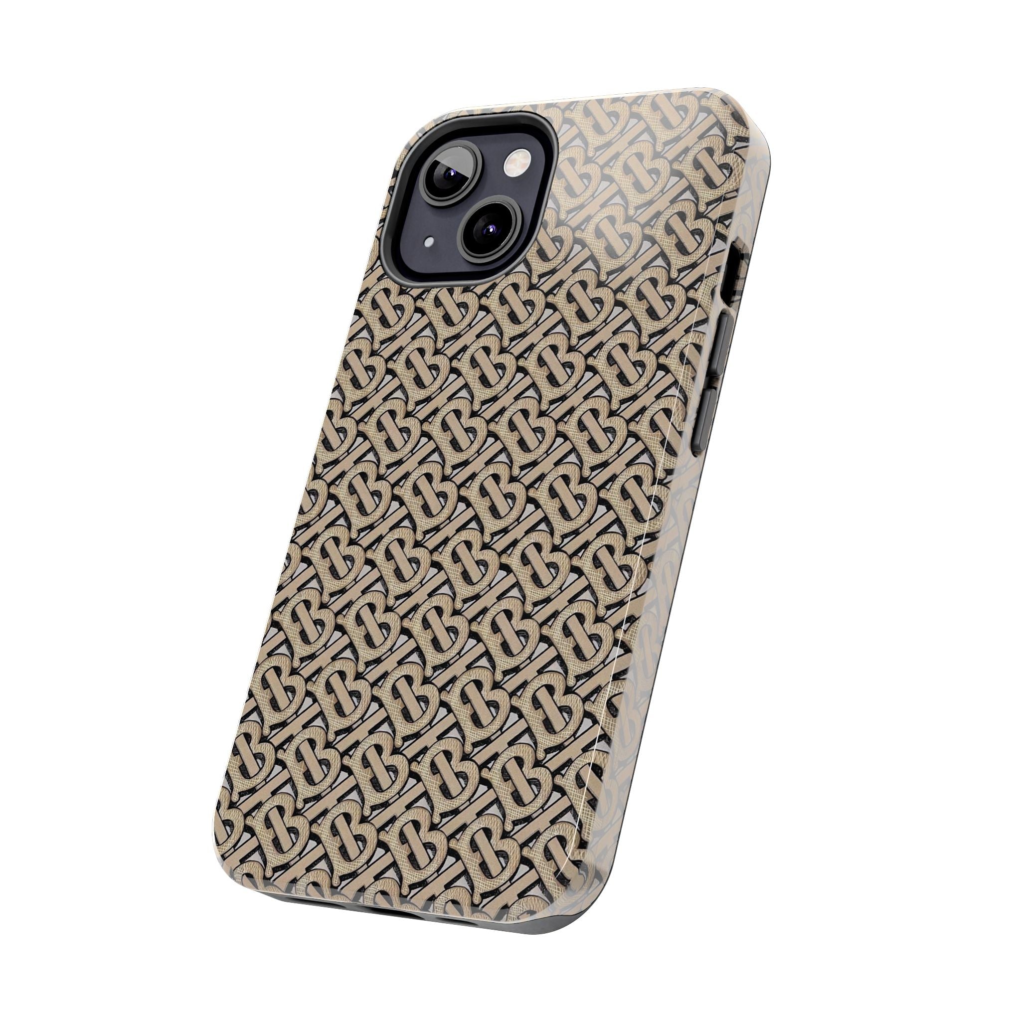 Elegant Interwoven Pattern Tough Phone Cases, Stylish Phone Covers, Durable Cases for Everyday Adventures, Gift for Phone Lovers