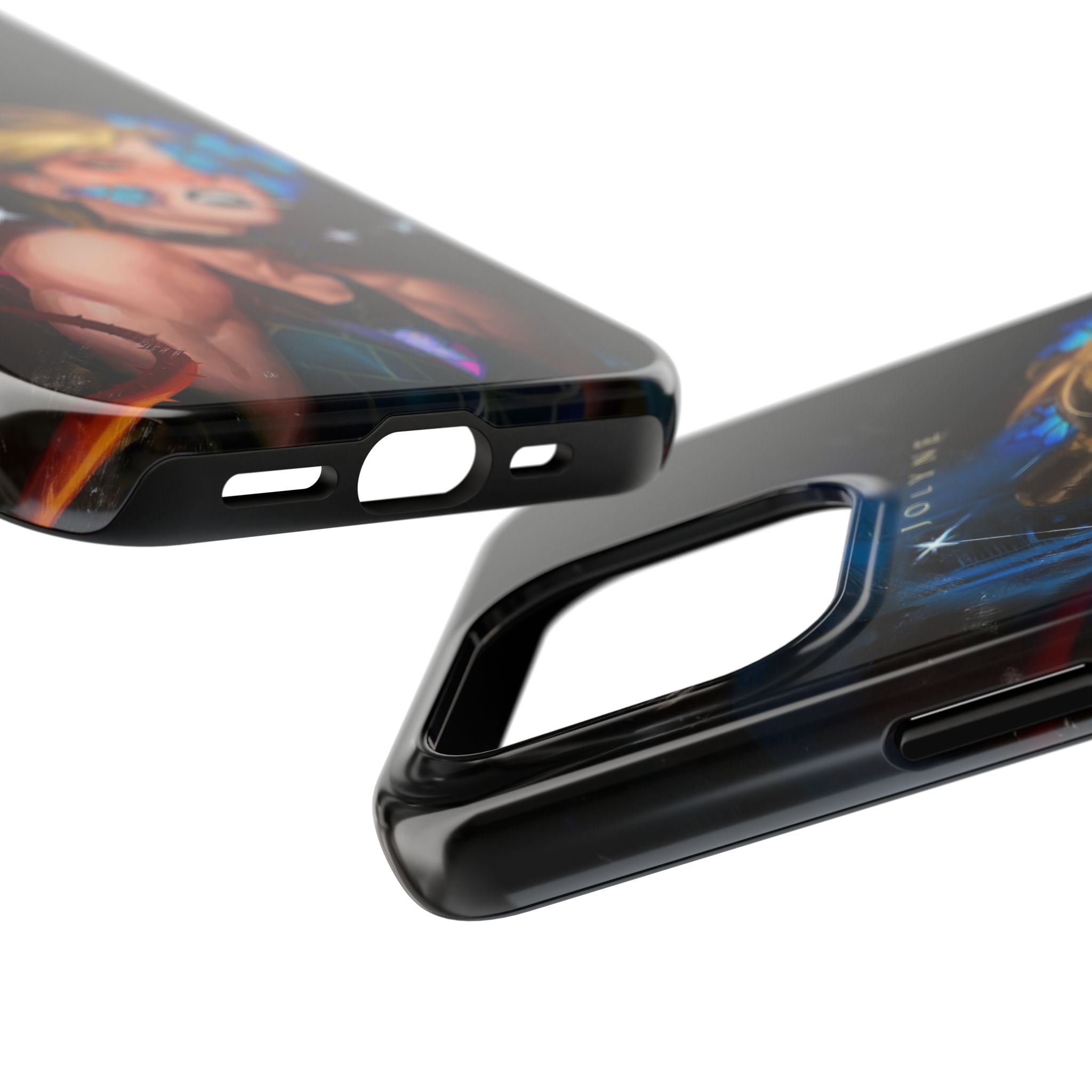 Vibrant Artistic Phone Case, Tough Phone Case for Artists, Unique Phone Cover for Gift, Anime Phone Case for Occasions