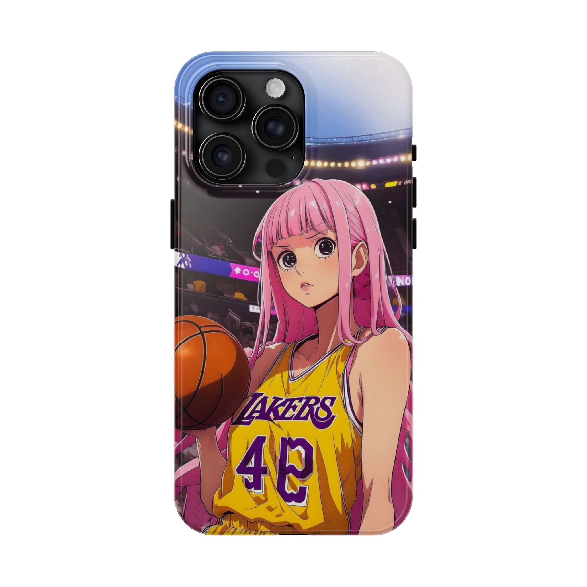 Sporty Anime Phone Cases - Tough Protection, Unique Basketball Design, Gift for Fans, Durable Soft Case, Perfect for Sports Lovers